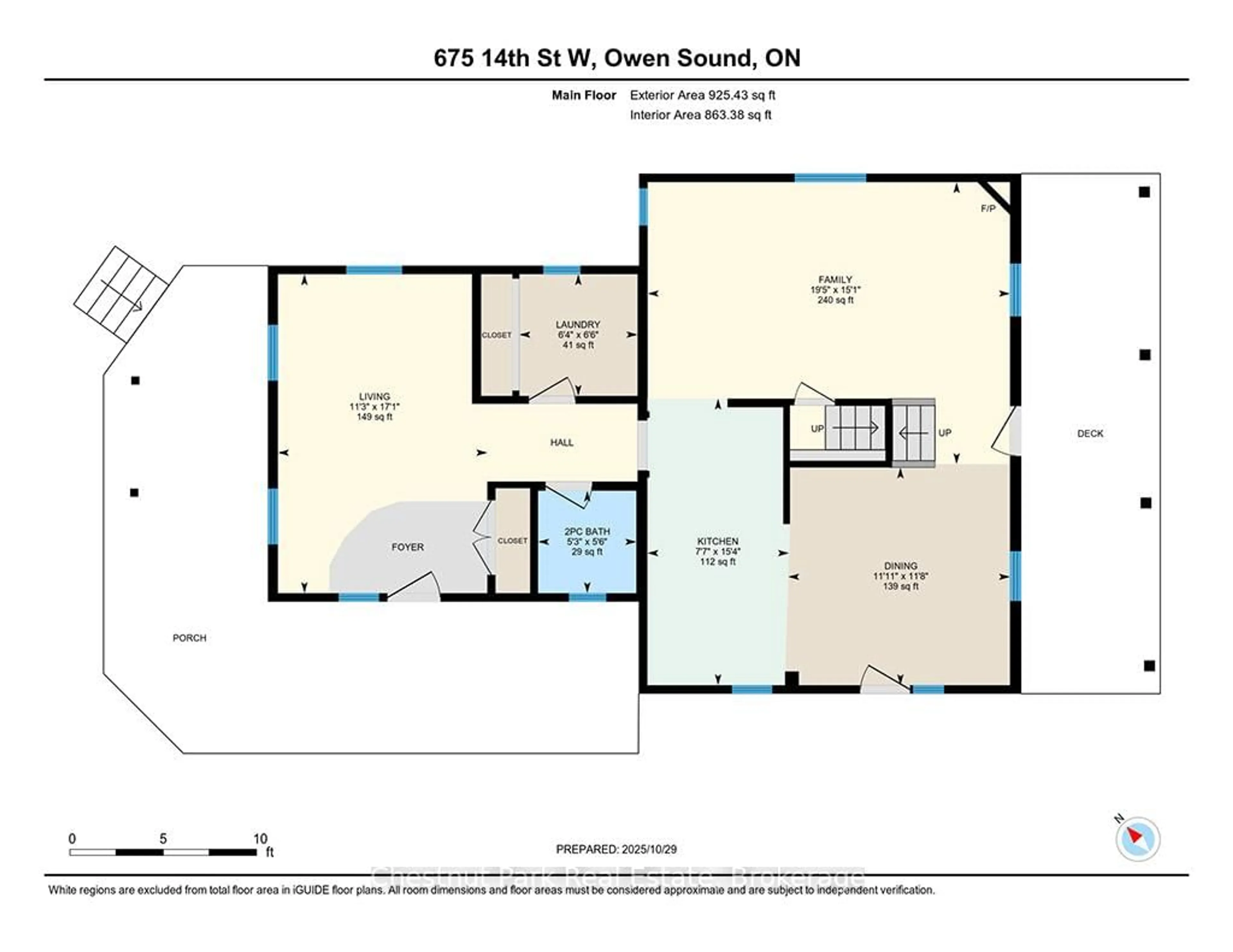 Floor plan for 675 14th St, Owen Sound Ontario N4K 3Y5