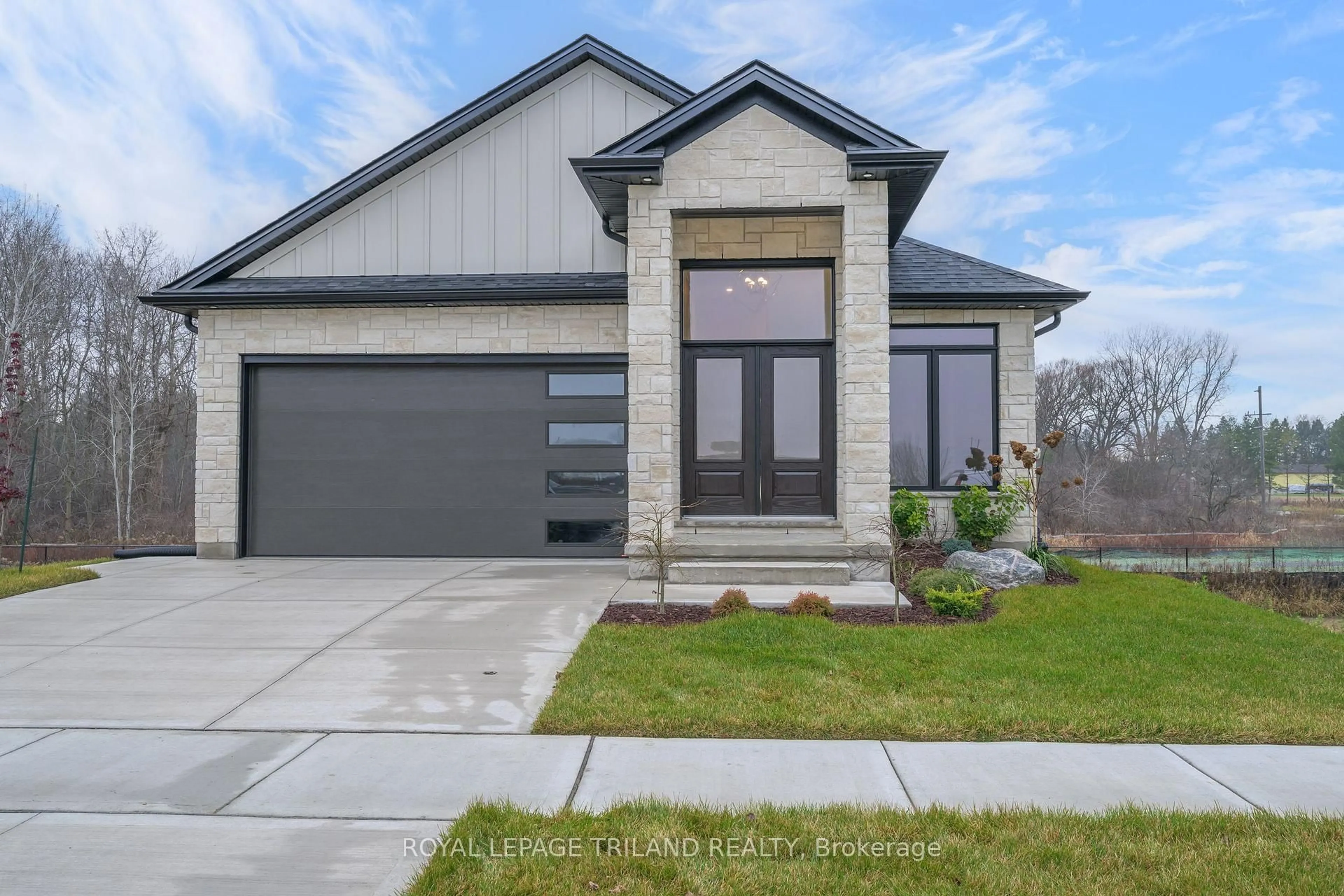 Home with brick exterior material, street for 4225 Green Bend, London South Ontario N6P 1J9