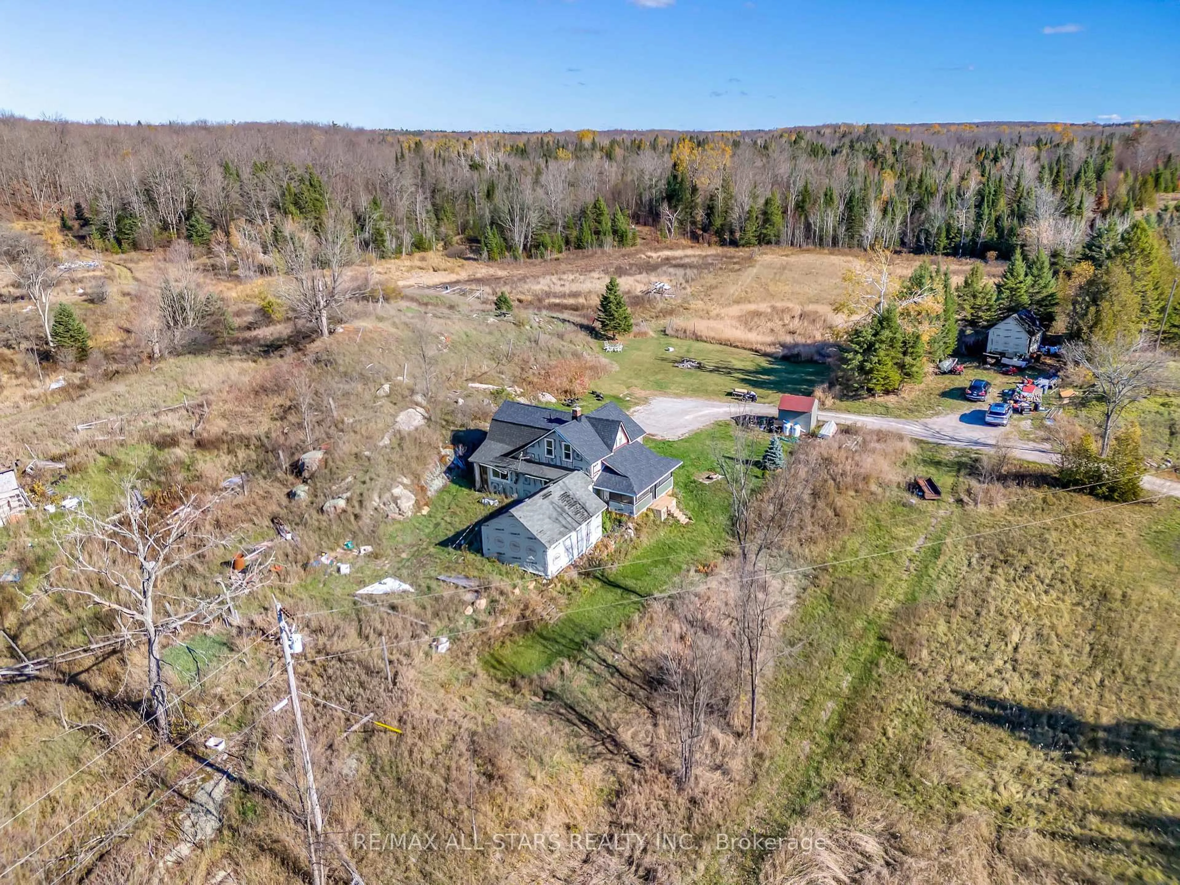 A pic from outside/outdoor area/front of a property/back of a property/a pic from drone, unknown for 3783 Monck Rd, Kawartha Lakes Ontario K0M 1K0