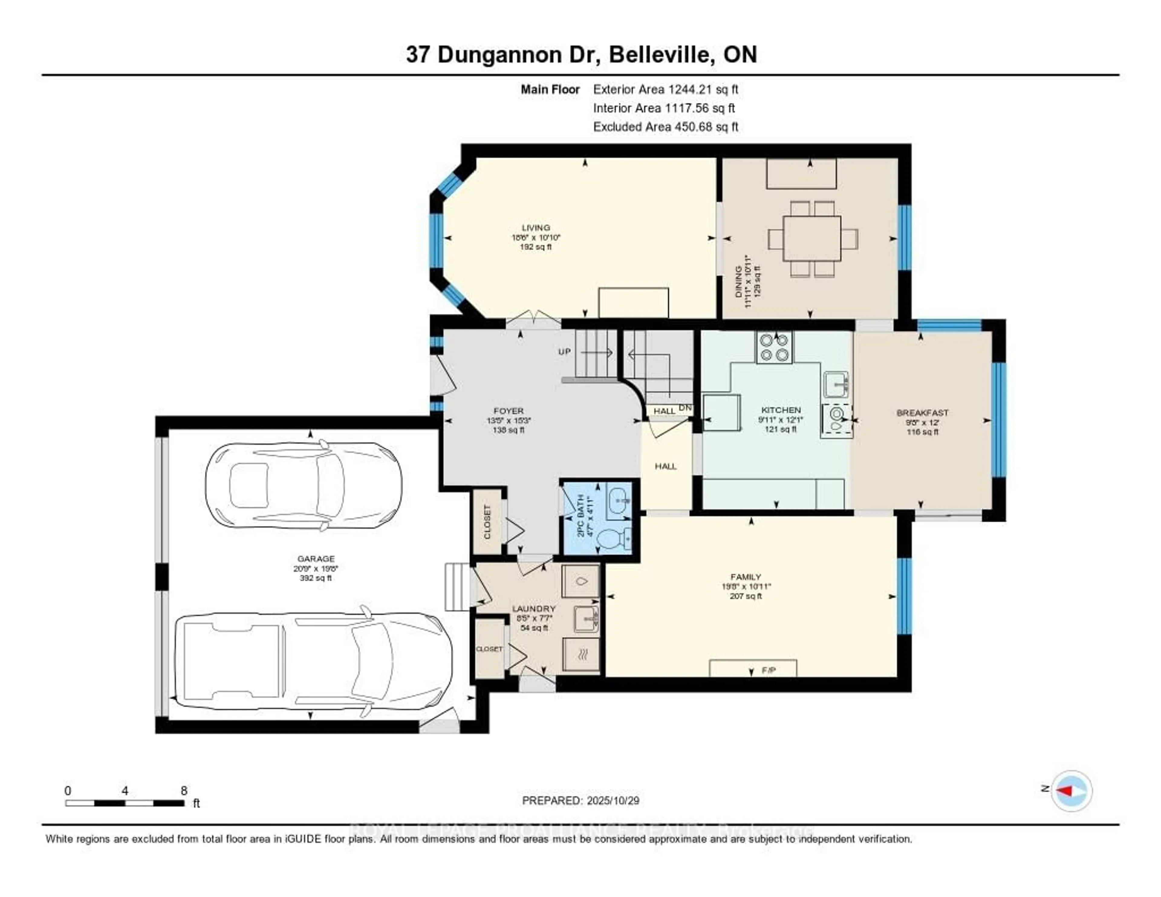 Floor plan for 37 Dungannon Dr, Belleville Ontario K8P 5E7