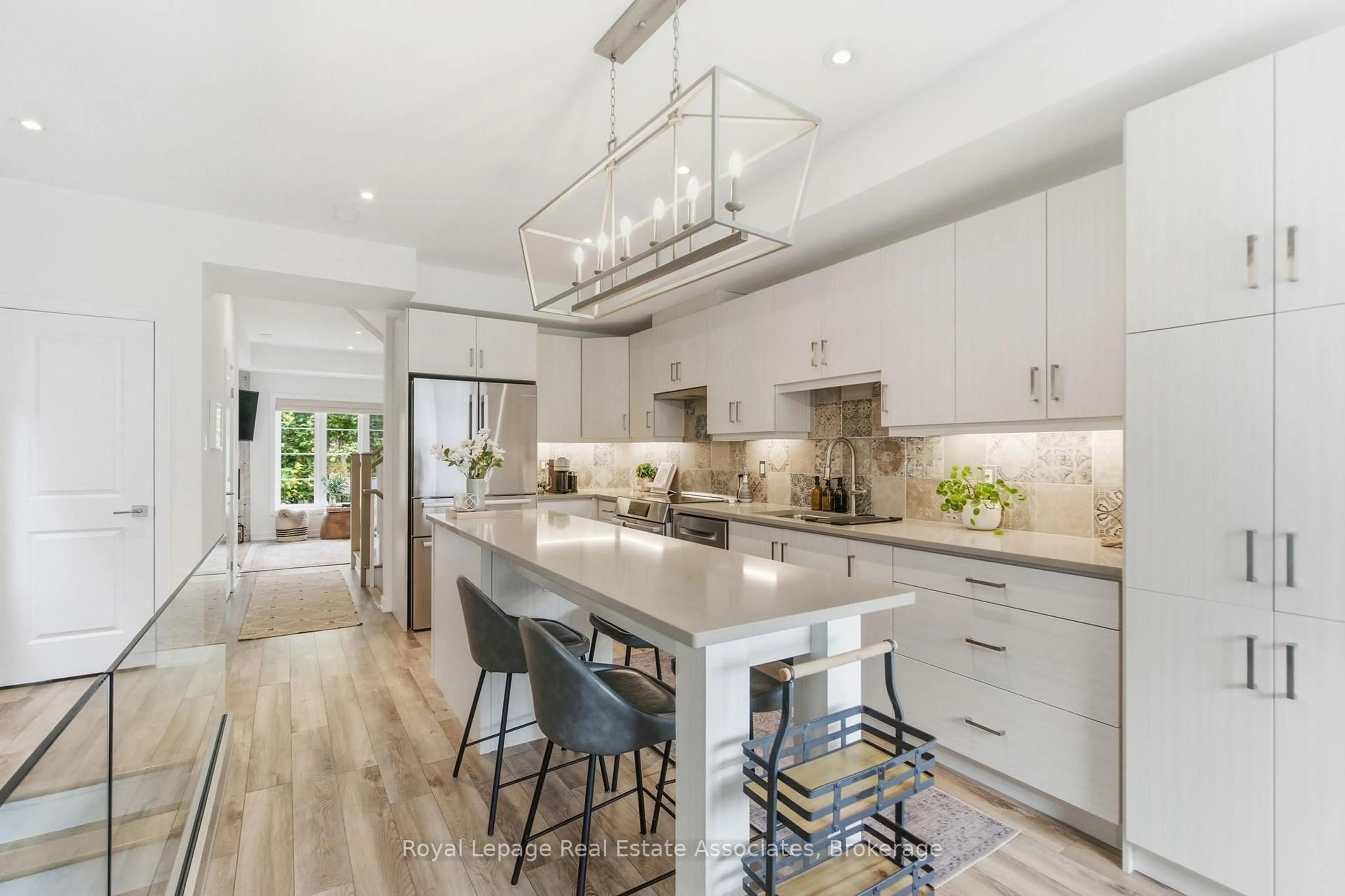 Open concept kitchen, ceramic/tile floor for 383 Dundas St #7, Hamilton Ontario L0R 2H3