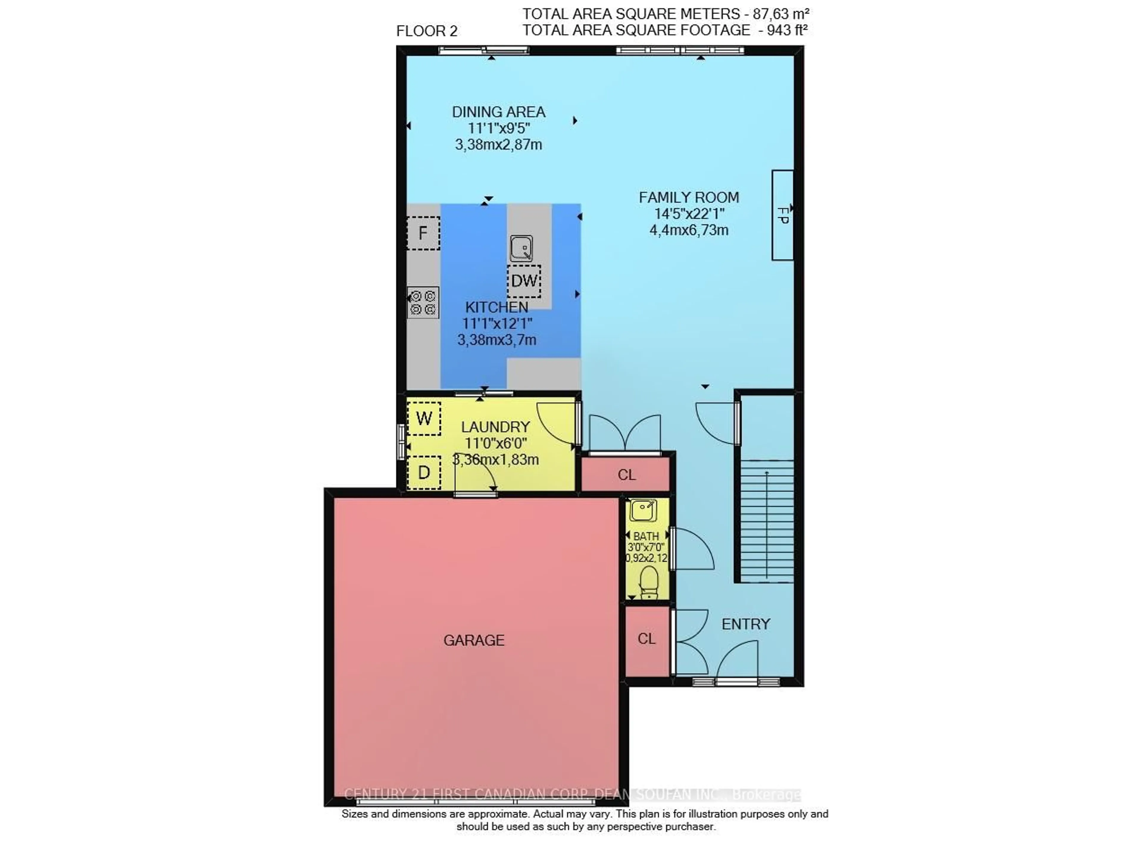 Floor plan for 224 Winlow Way, Middlesex Centre Ontario N0L 1R0