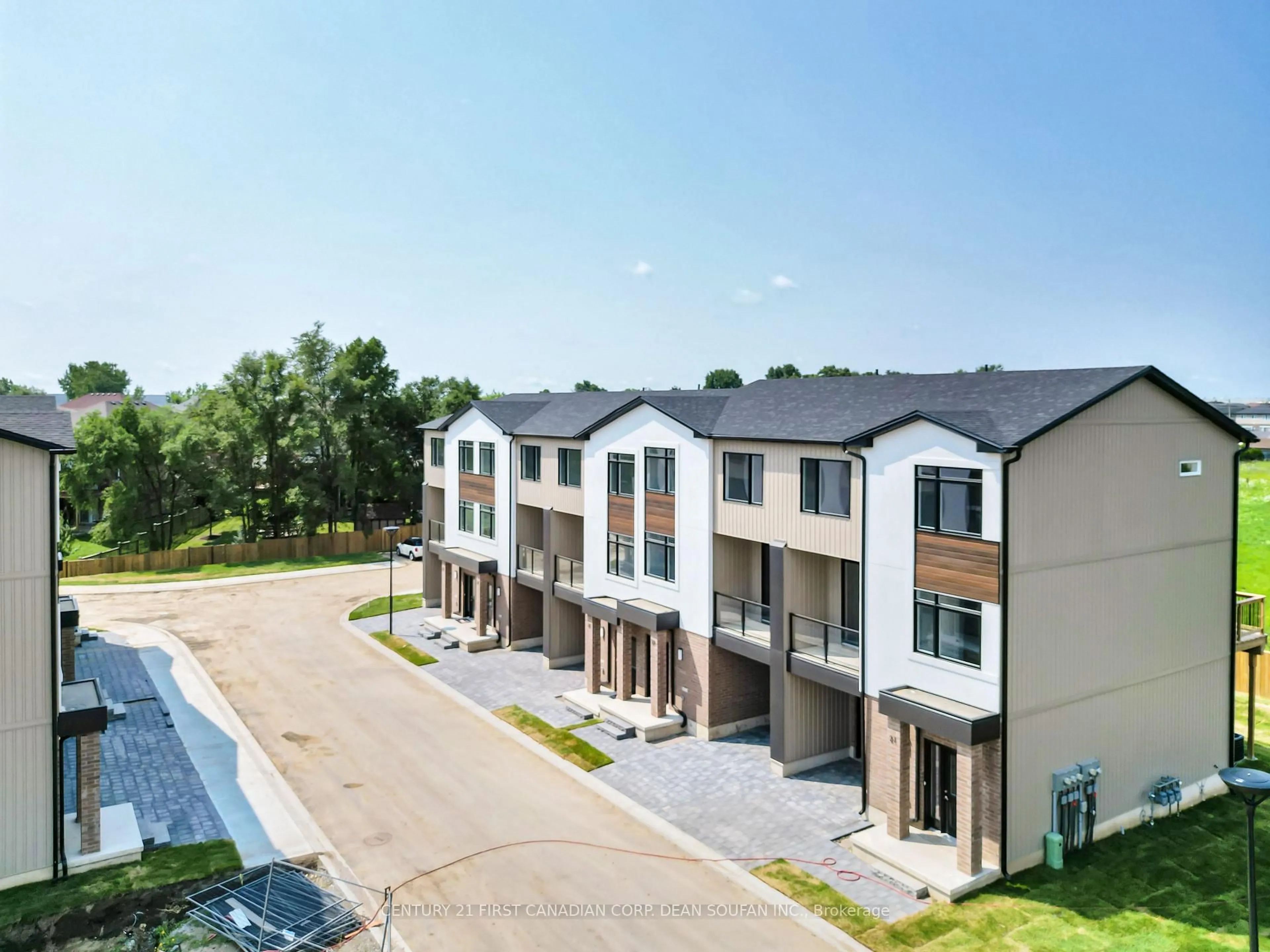 A pic from outside/outdoor area/front of a property/back of a property/a pic from drone, street for 349 Southdale Rd #22, London South Ontario N6E 0B9