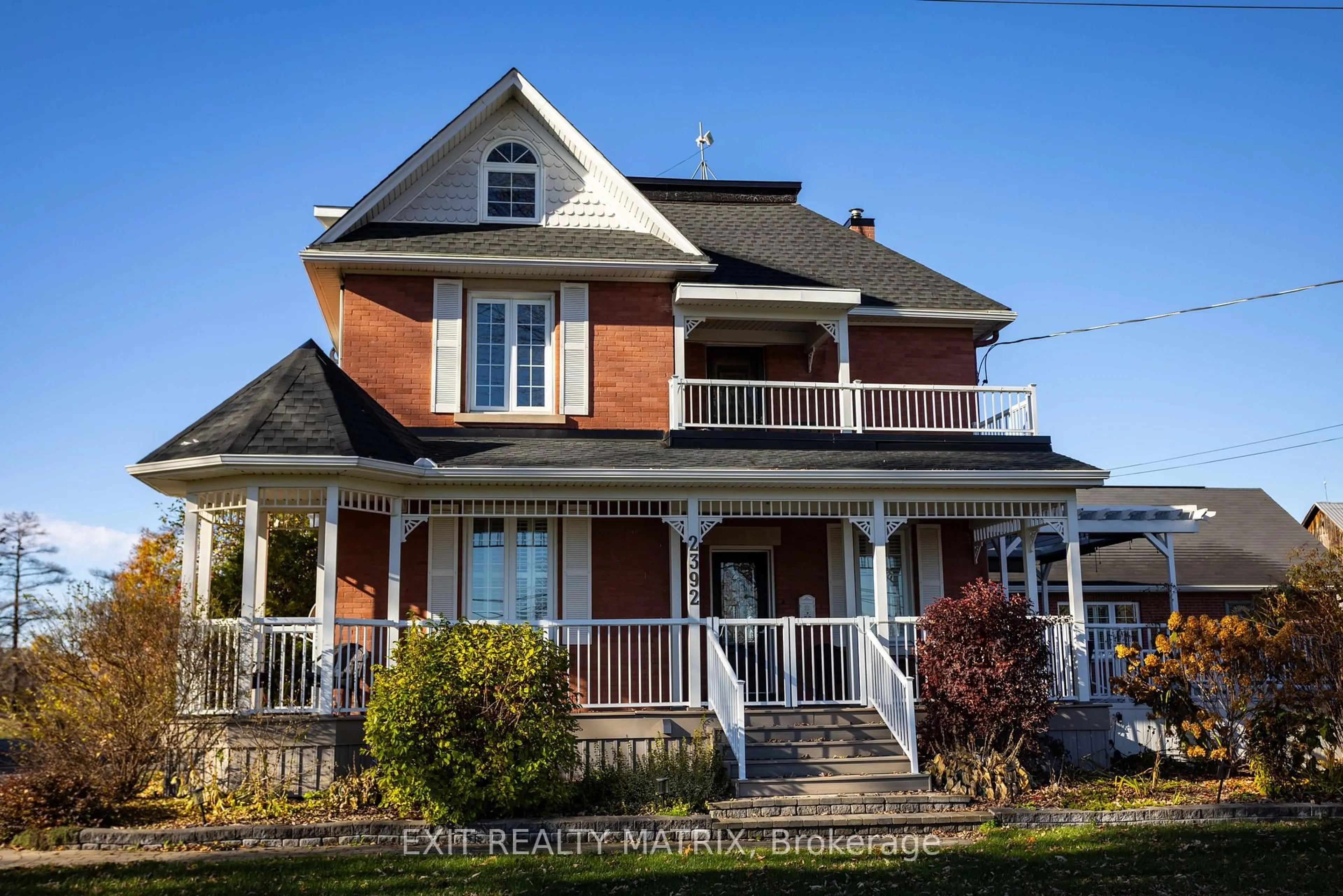 Home with brick exterior material, street for 2392 8th Line Rd, Metcalfe Ontario K0A 2P0