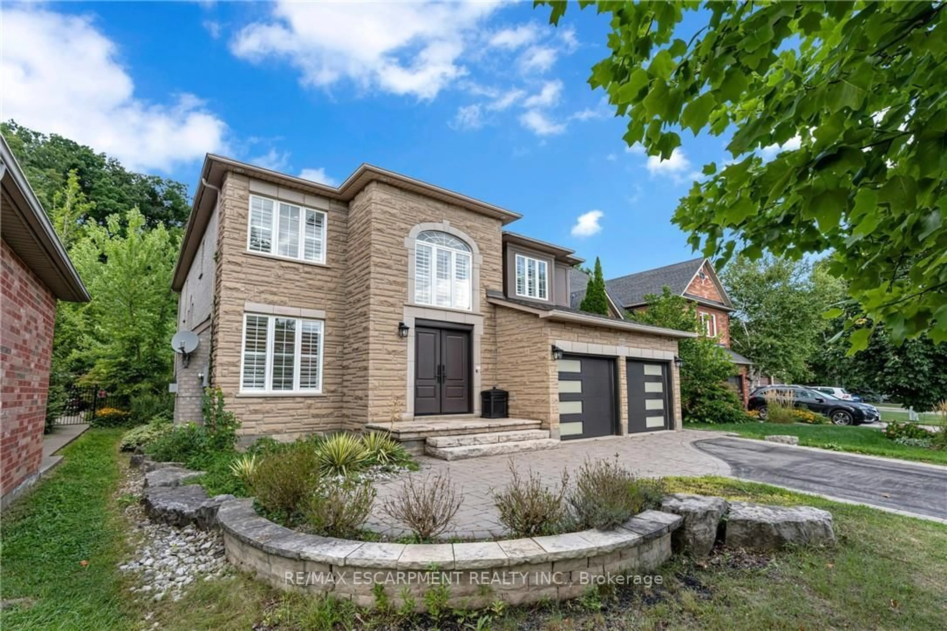 Home with brick exterior material, street for 120 Davidson Blvd, Hamilton Ontario L9H 7M5