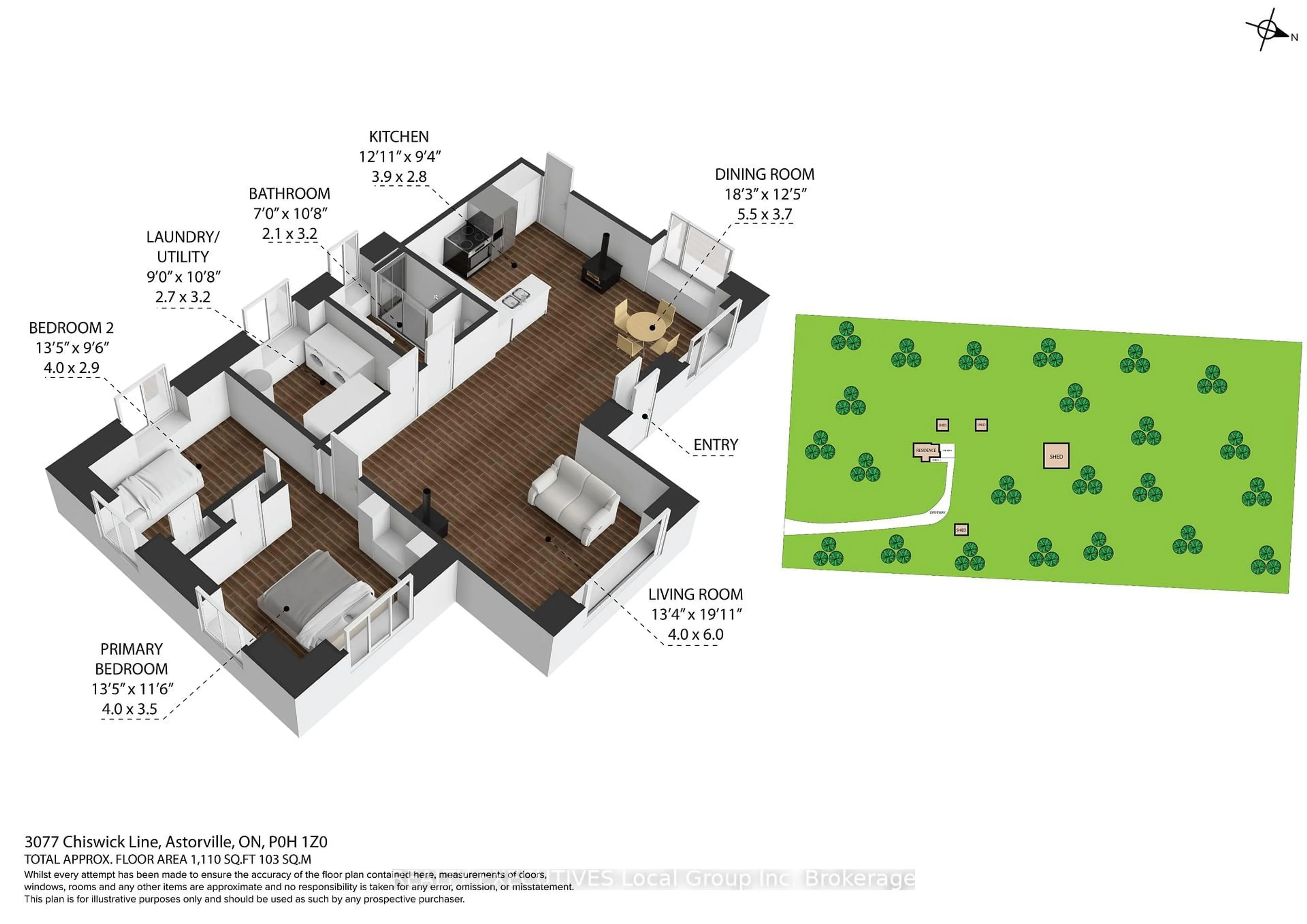 Floor plan for 3370 Chiswick Line, Chisholm Ontario P0H 1Z0