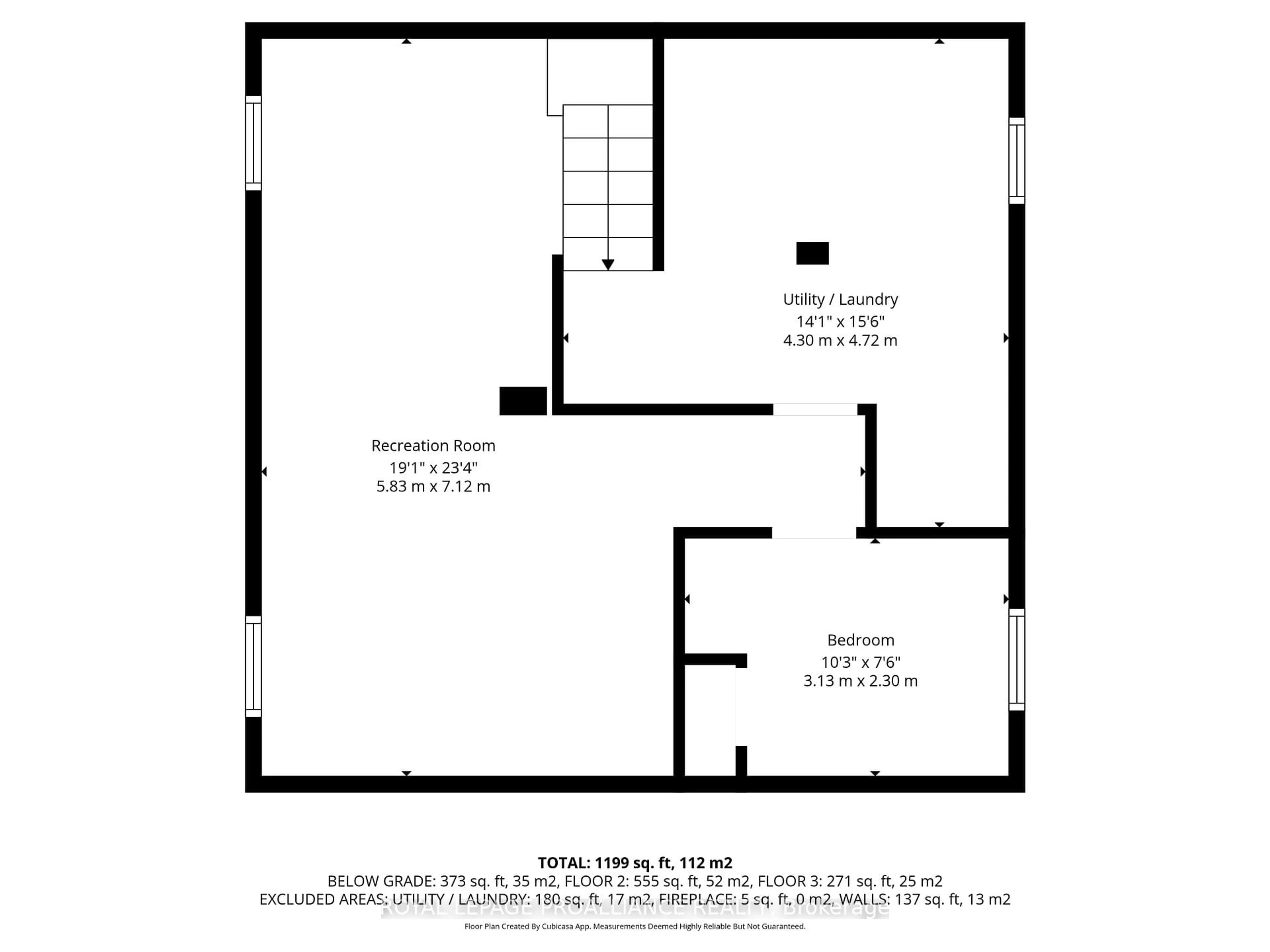 Floor plan for 11 Fifth St, Belleville Ontario K8N 4S2