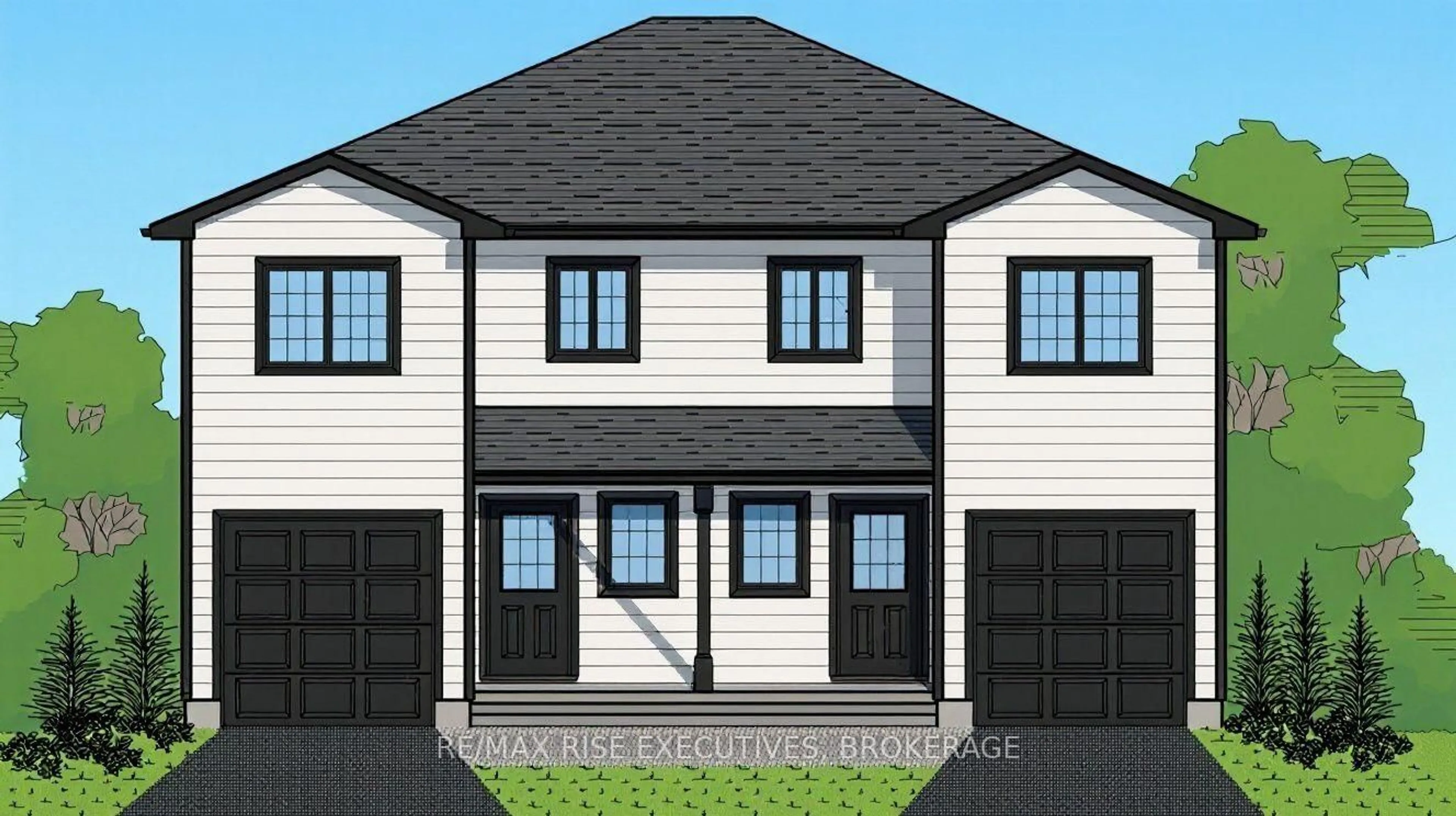 Home with brick exterior material, street for 25R Fields Way, Bissett Creek Ontario K0H 2H0