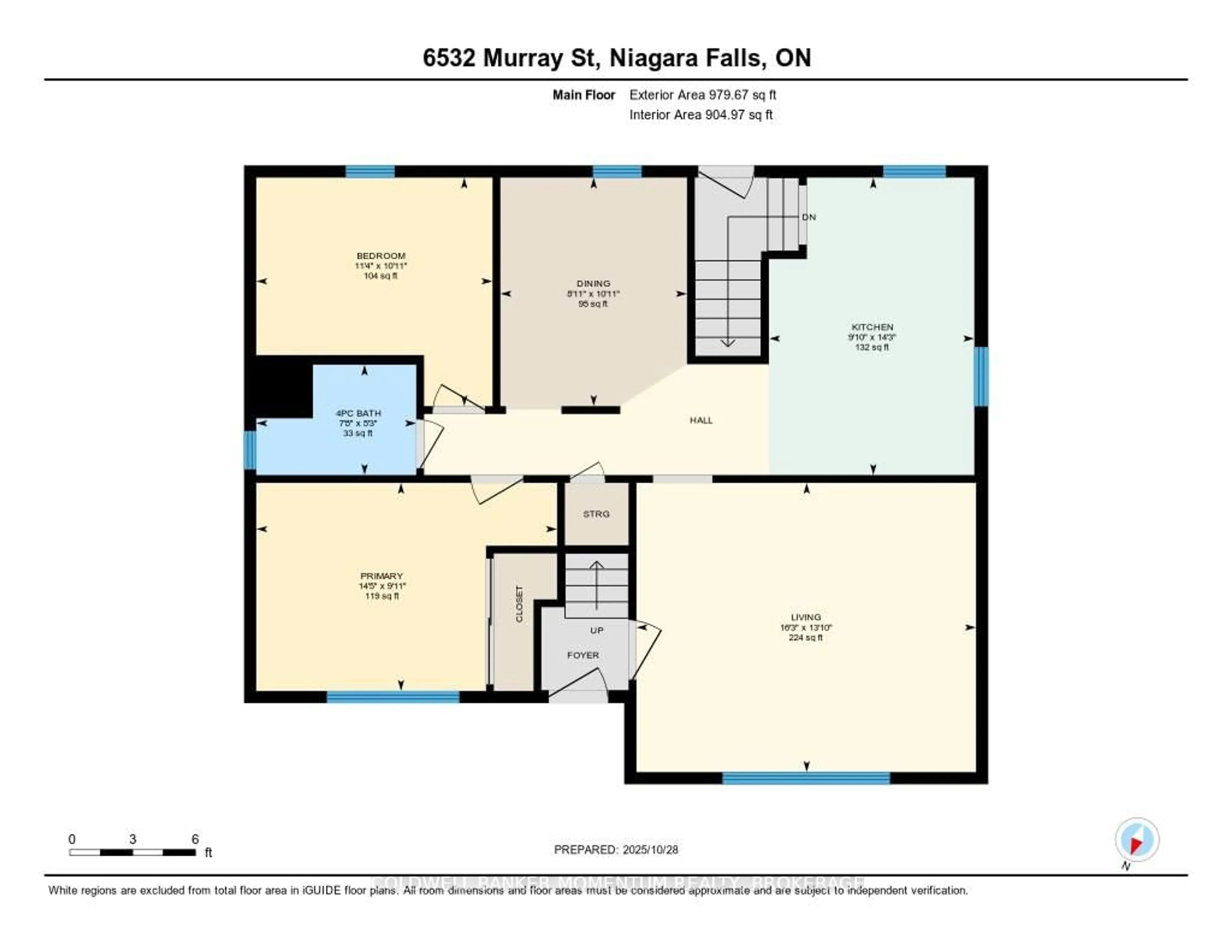 Floor plan for 6532 MURRAY St, Niagara Falls Ontario L2G 2K7