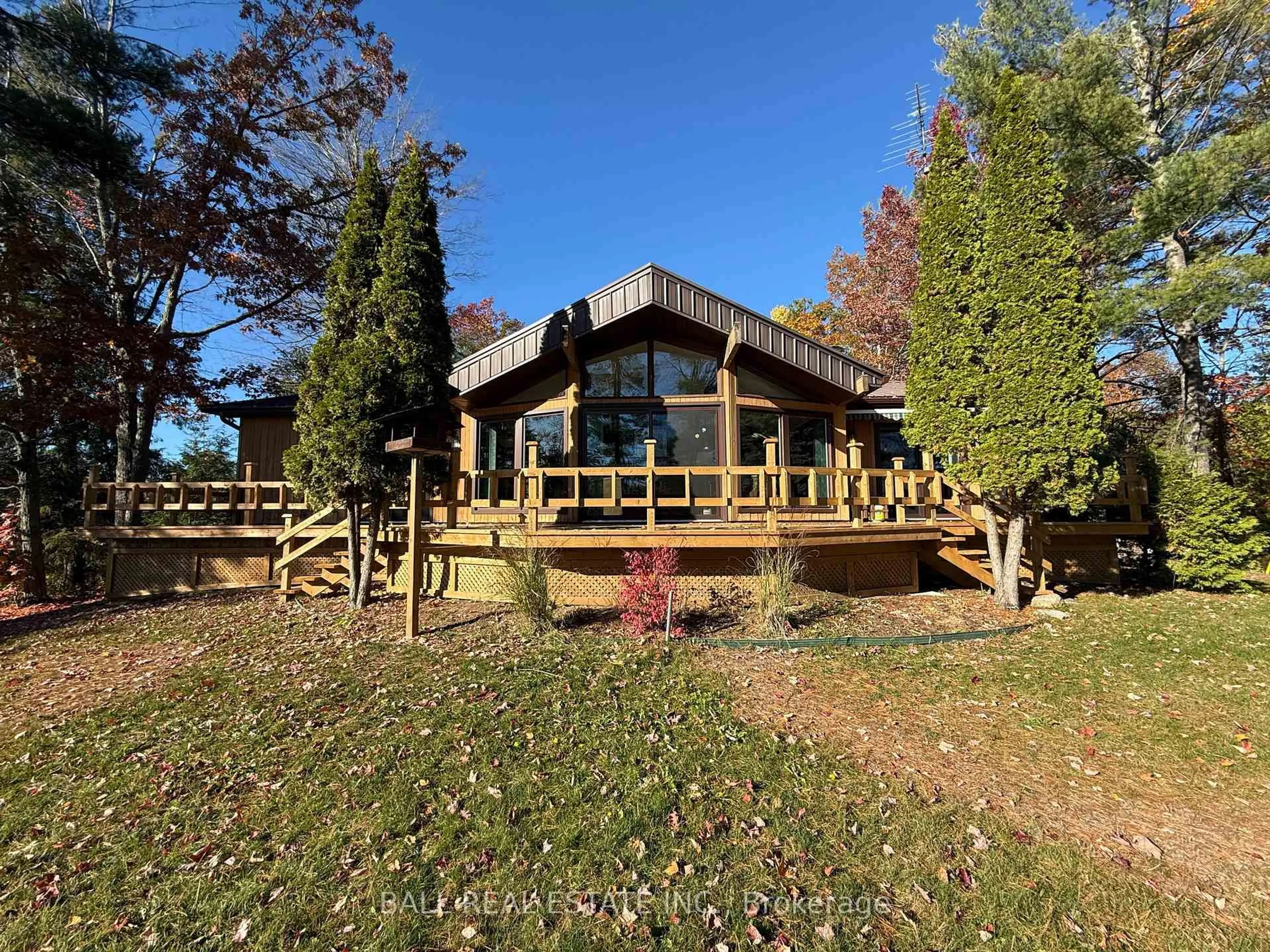 A pic from outside/outdoor area/front of a property/back of a property/a pic from drone, unknown for 2149 Little Chipmunk Rd, Douro-Dummer Ontario K0L 2H0