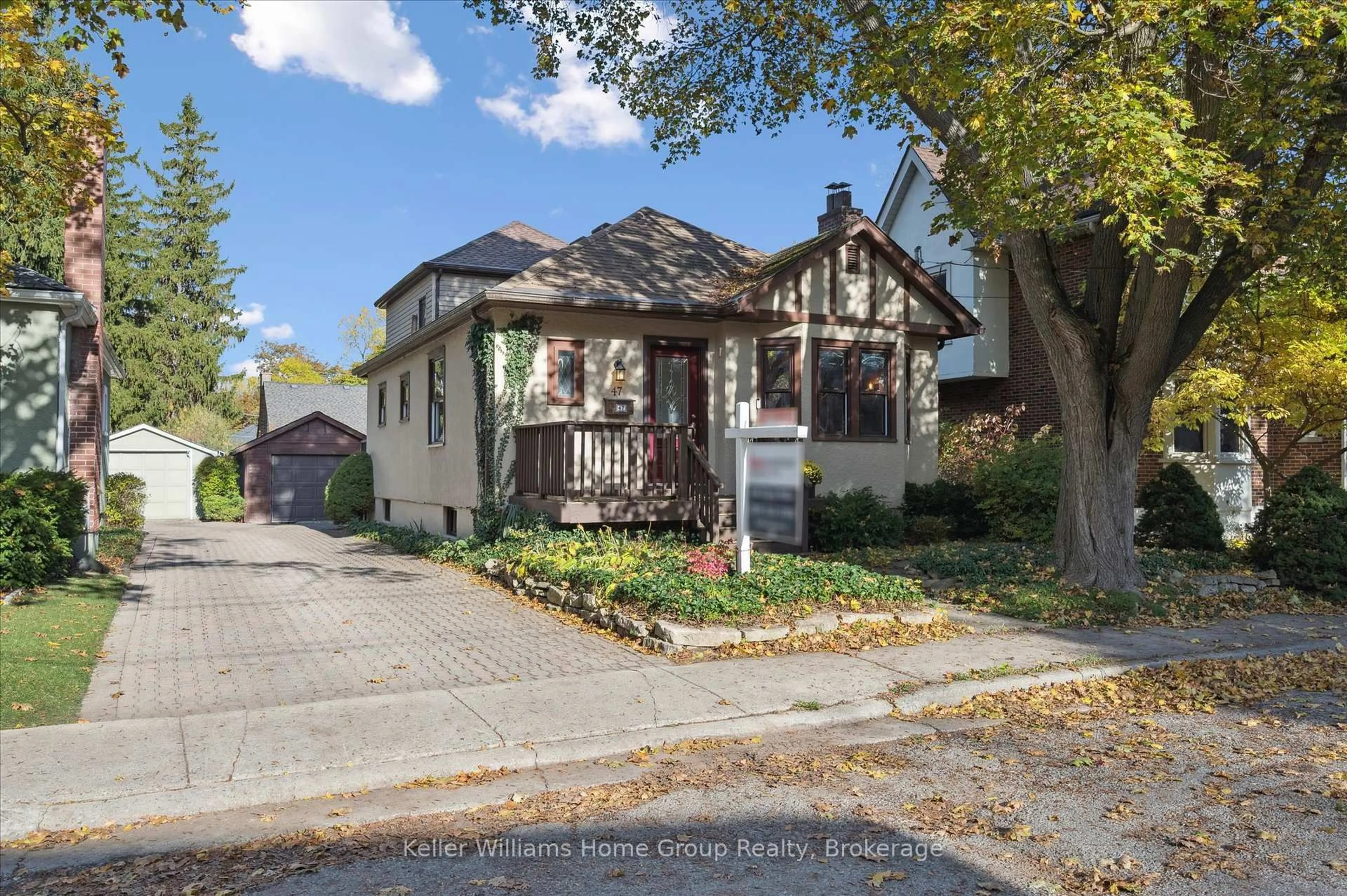 Home with brick exterior material, street for 47 Hillcrest Dr, Guelph Ontario N1E 4W8