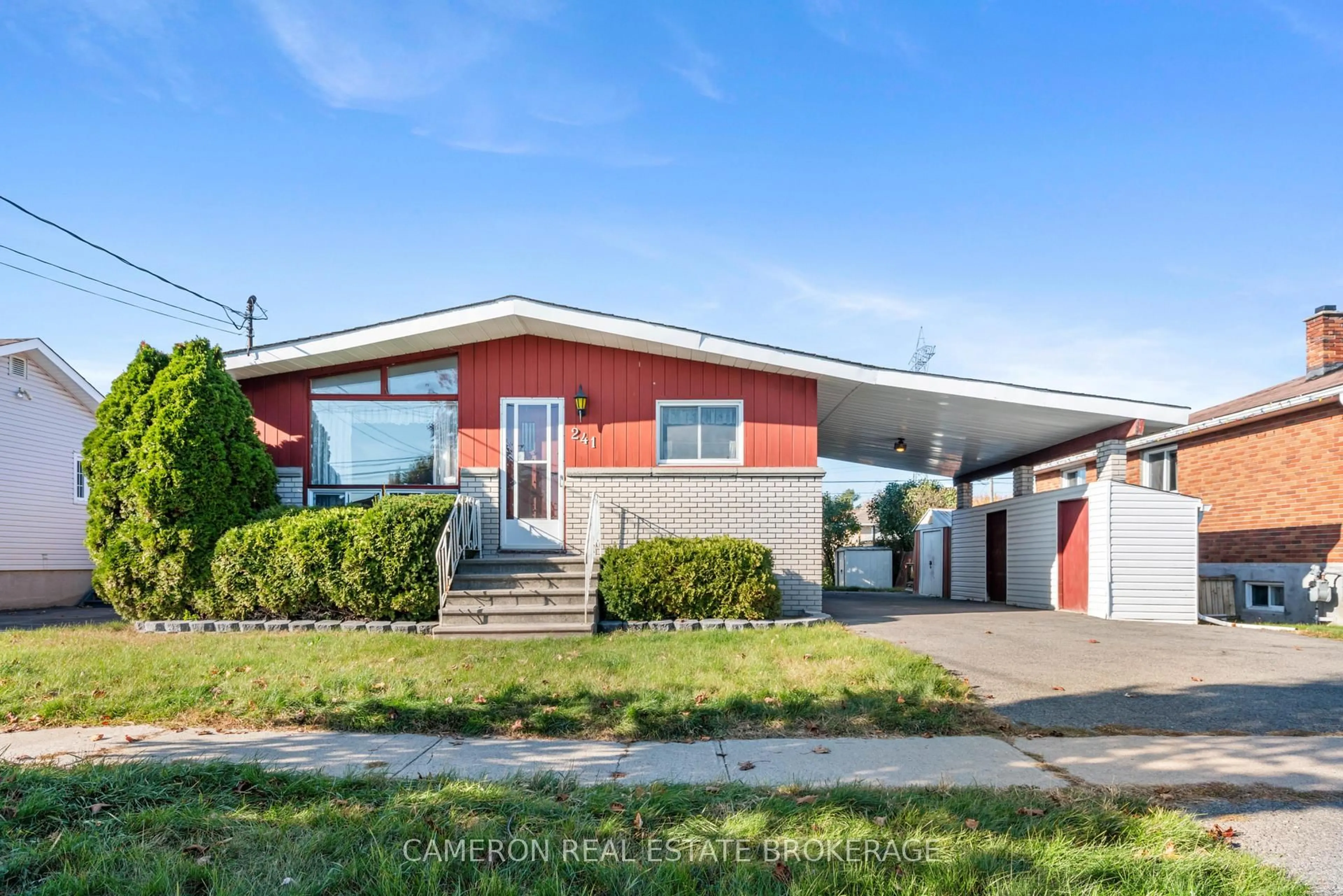 Home with vinyl exterior material, street for 241 Sunnyside Ave, Cornwall Ontario K6H 3E2