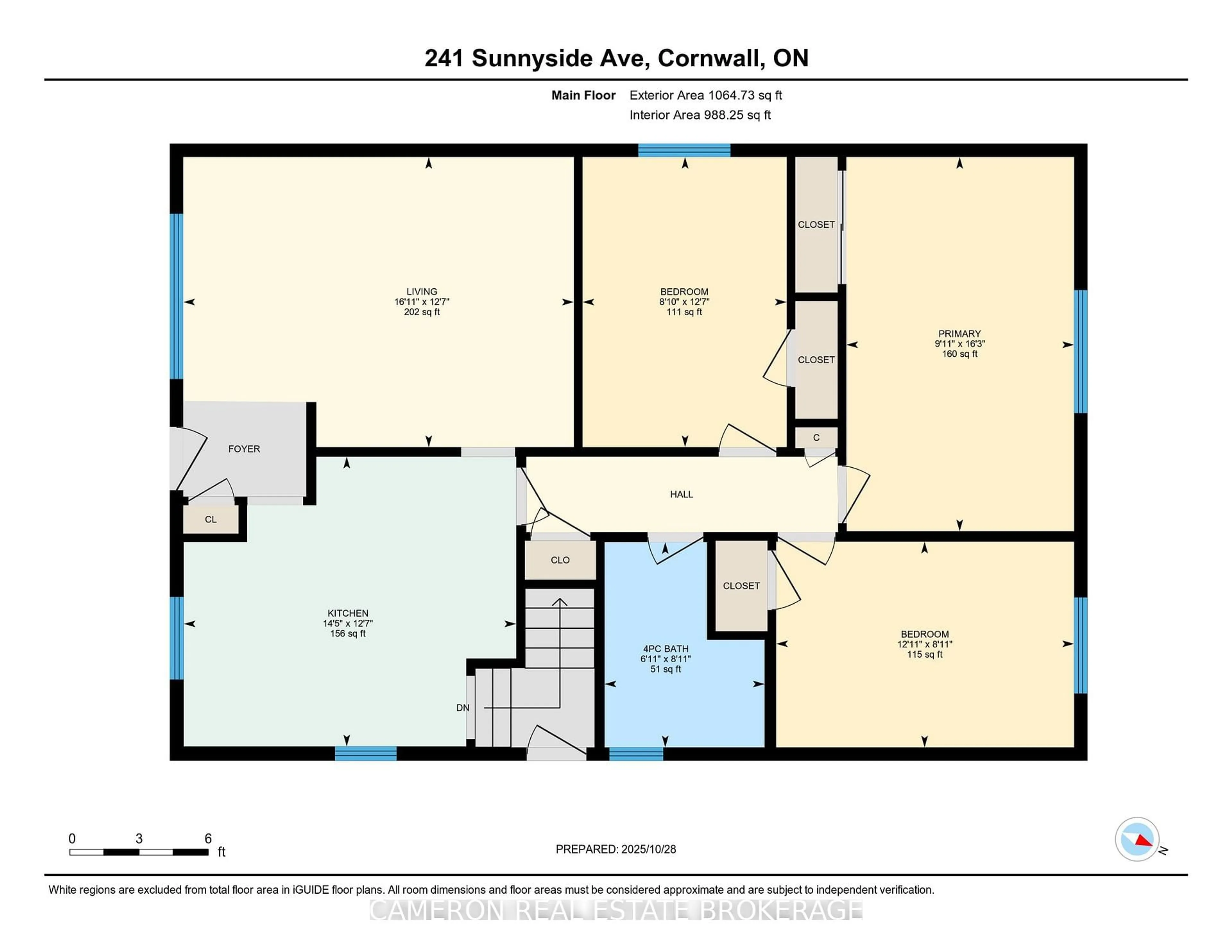 Floor plan for 241 Sunnyside Ave, Cornwall Ontario K6H 3E2