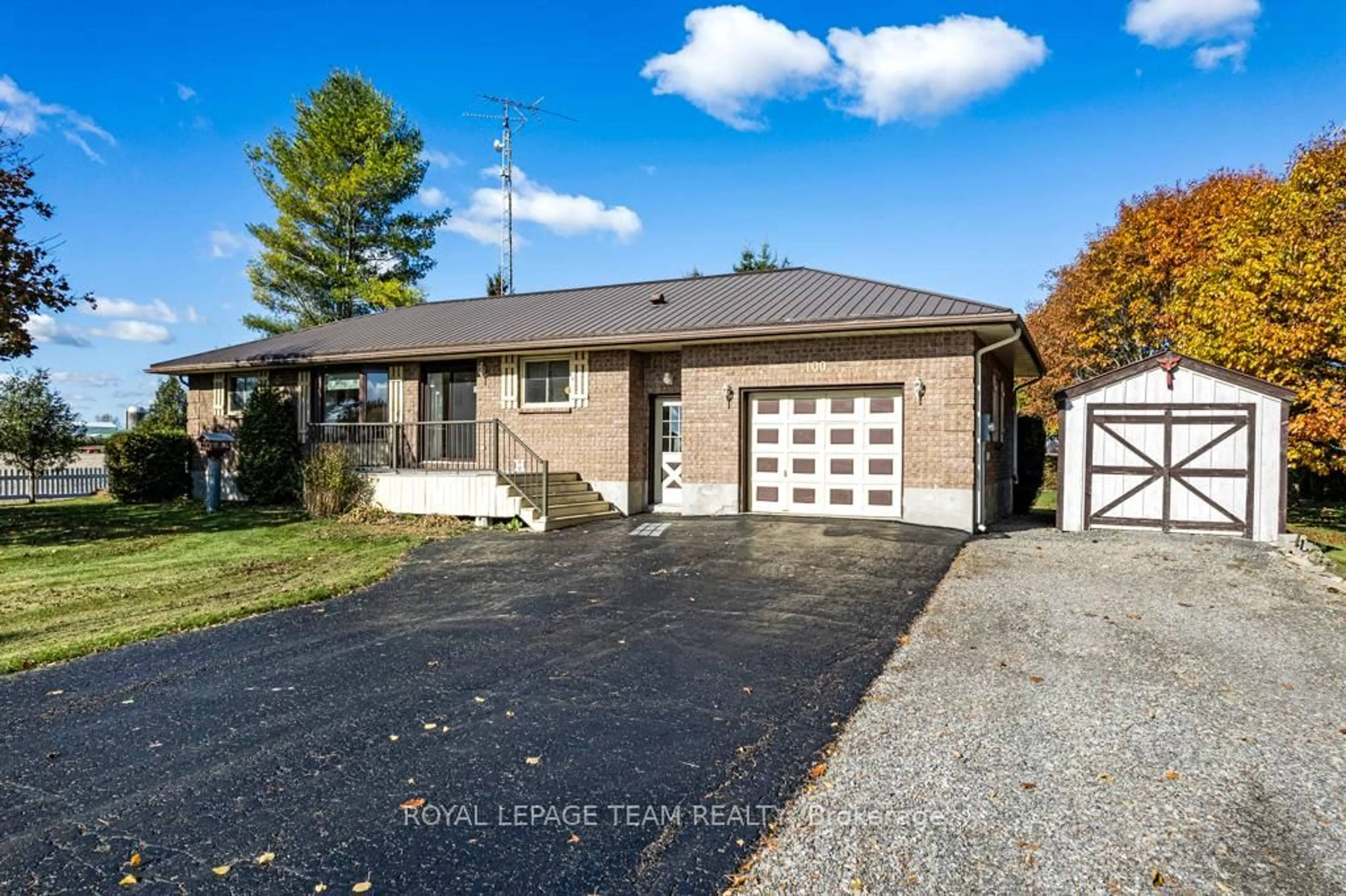 Home with brick exterior material, street for 100 County Road 21 Rd, Edwardsburgh/Cardinal Ontario K0E 1X0