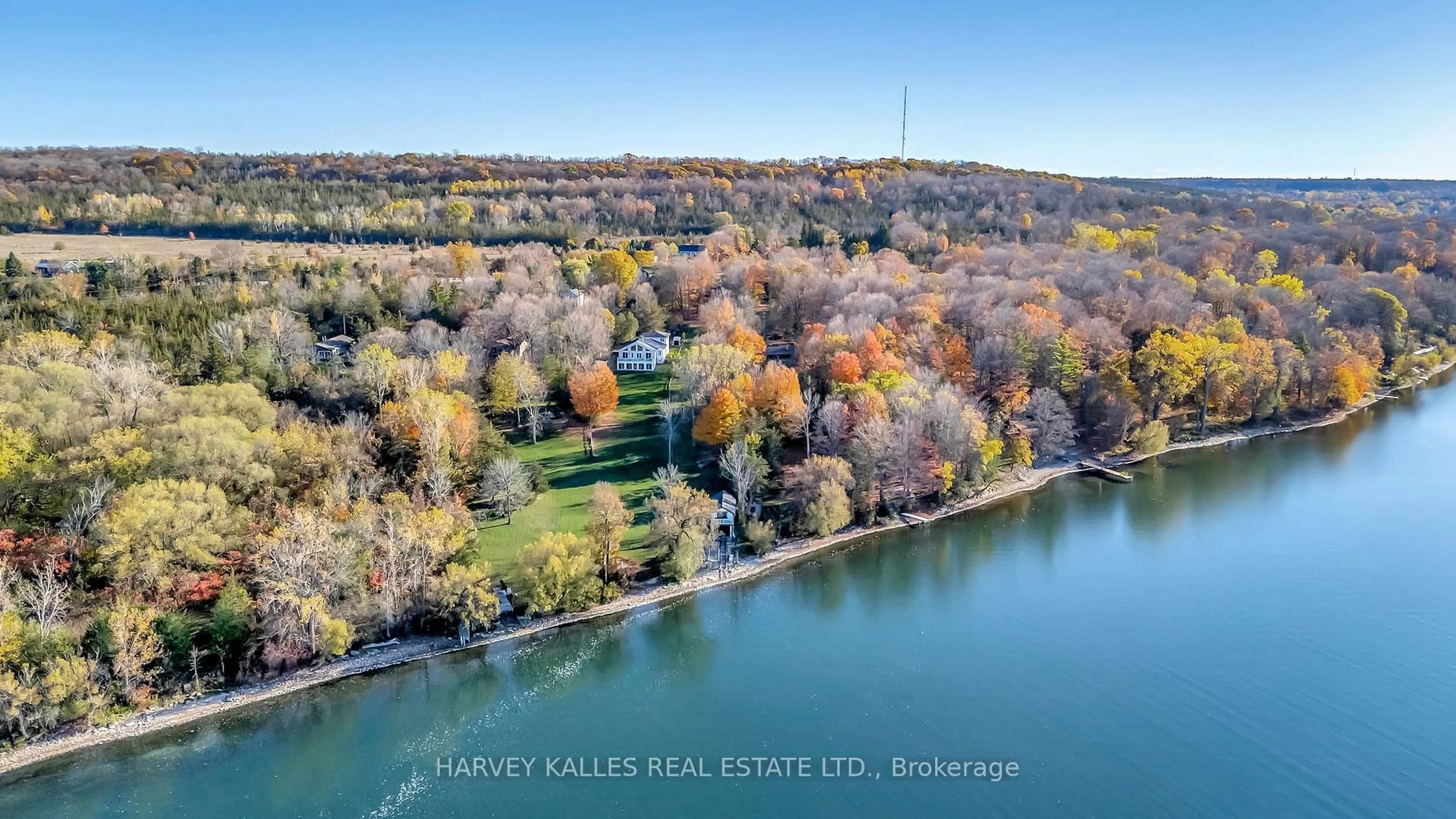 A pic from outside/outdoor area/front of a property/back of a property/a pic from drone, water/lake/river/ocean view for 12130 Loyalist Pkwy, Prince Edward County Ontario K0K 2T0