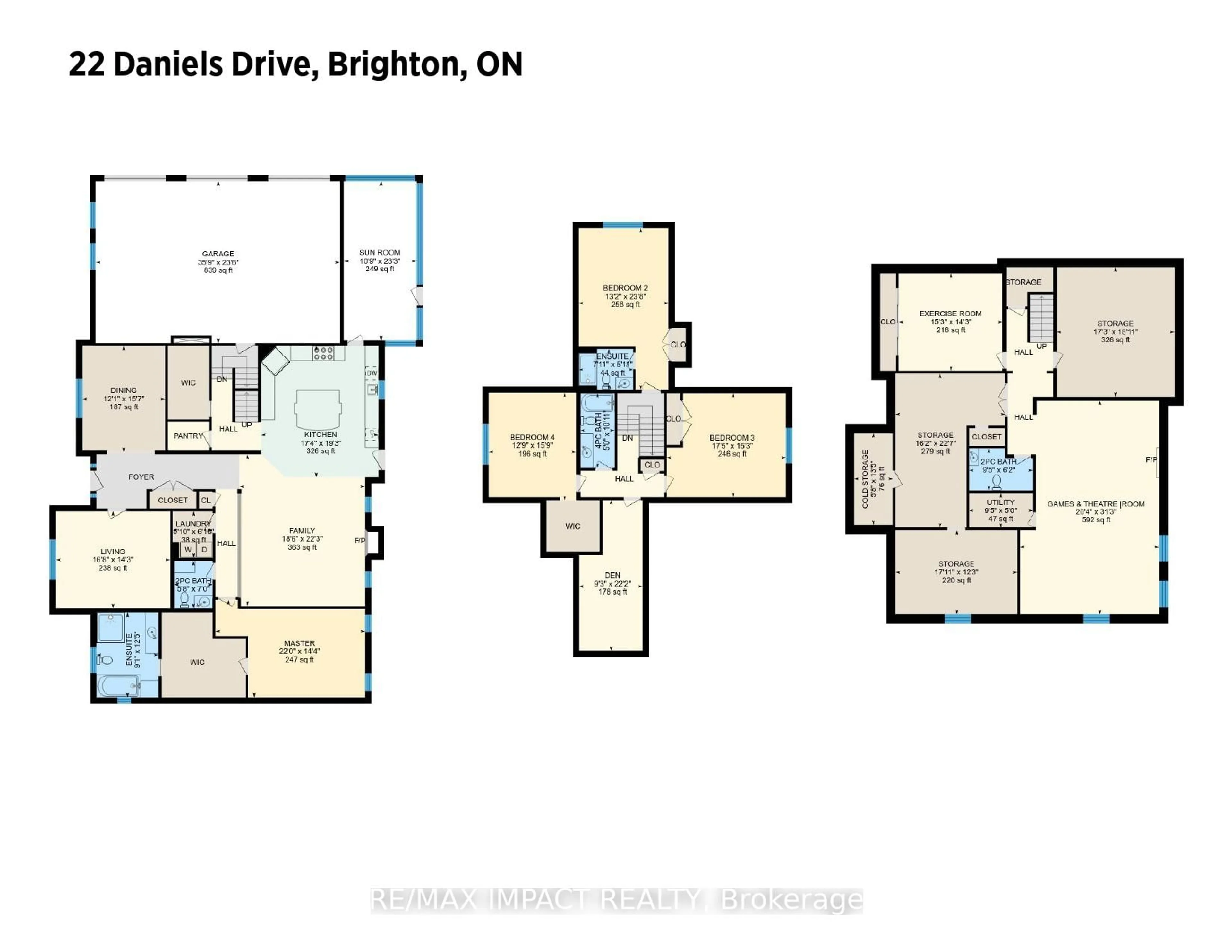 Floor plan for 22 Daniels Dr, Brighton Ontario K0K 1H0