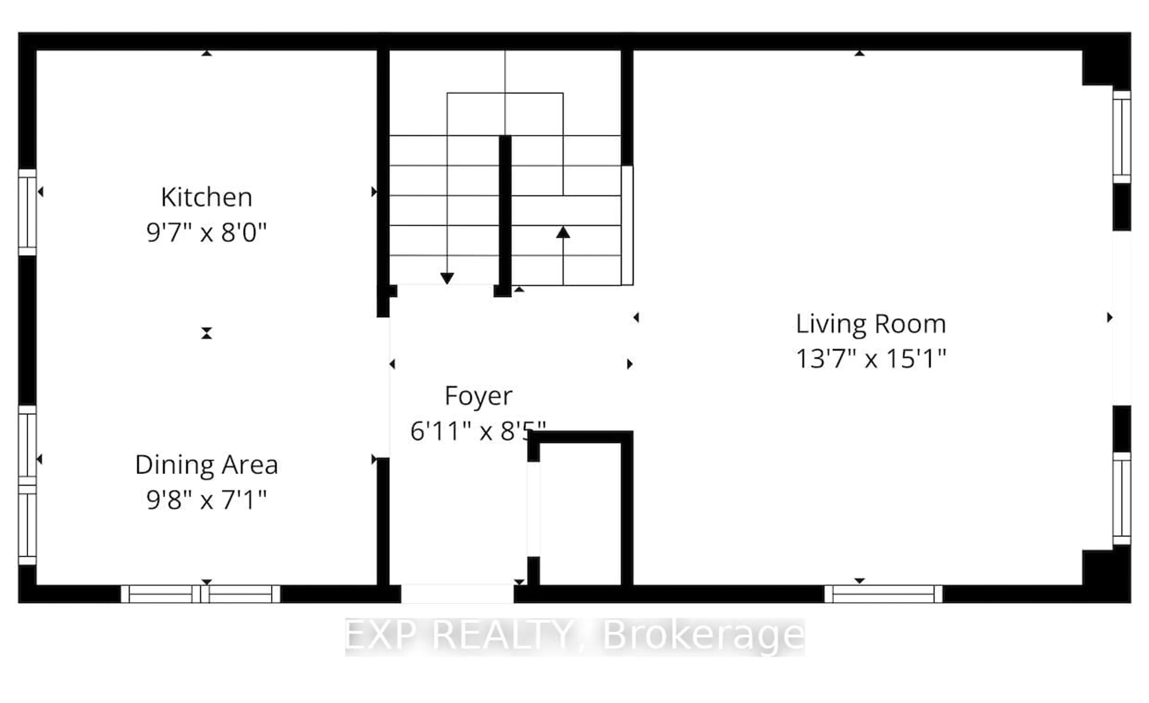 Floor plan for 10 Foxglove Cres #6, Kitchener Ontario N2E 0E1