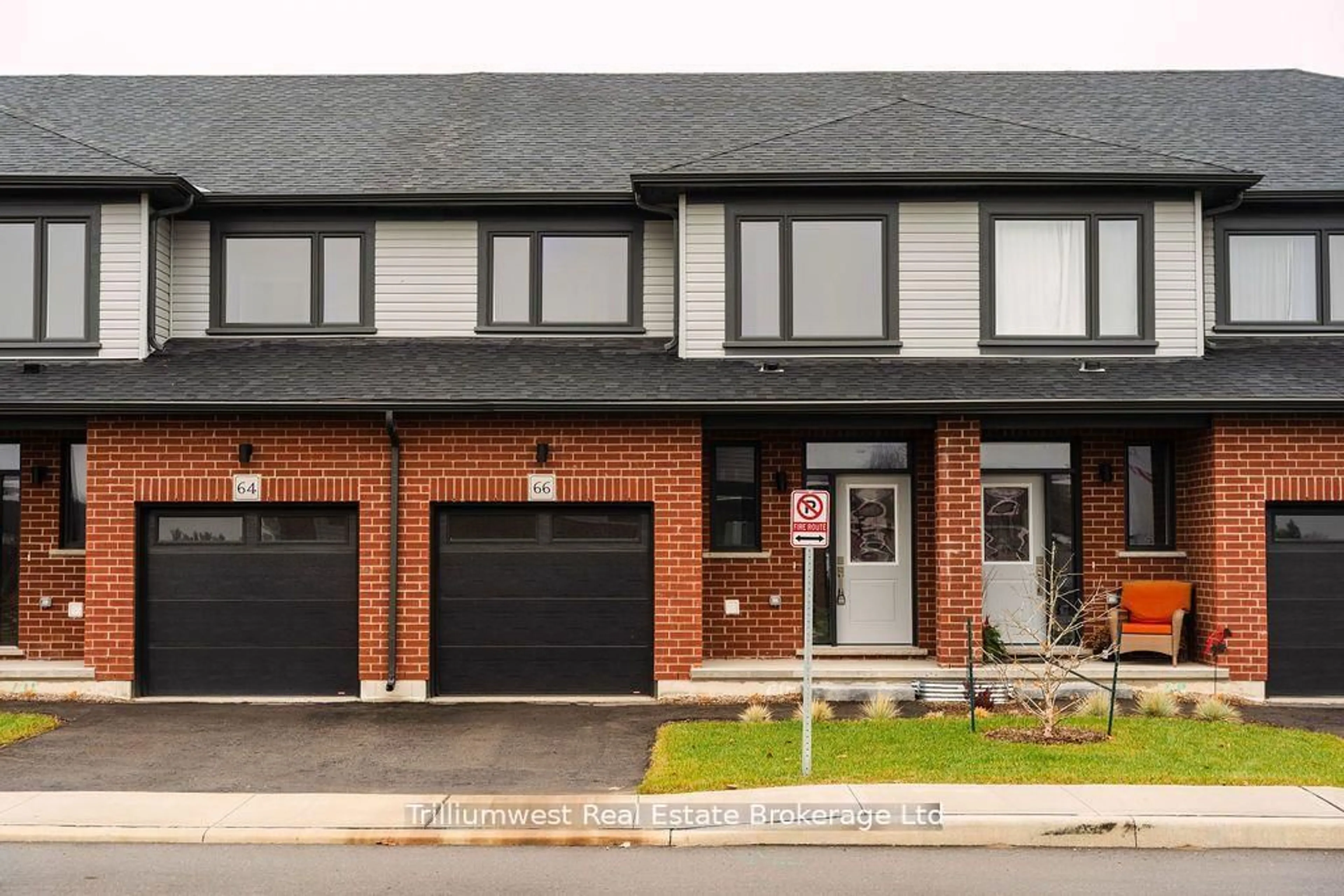 Home with brick exterior material, street for 66 Ayr Meadows Cres, North Dumfries Ontario N0B 1E0