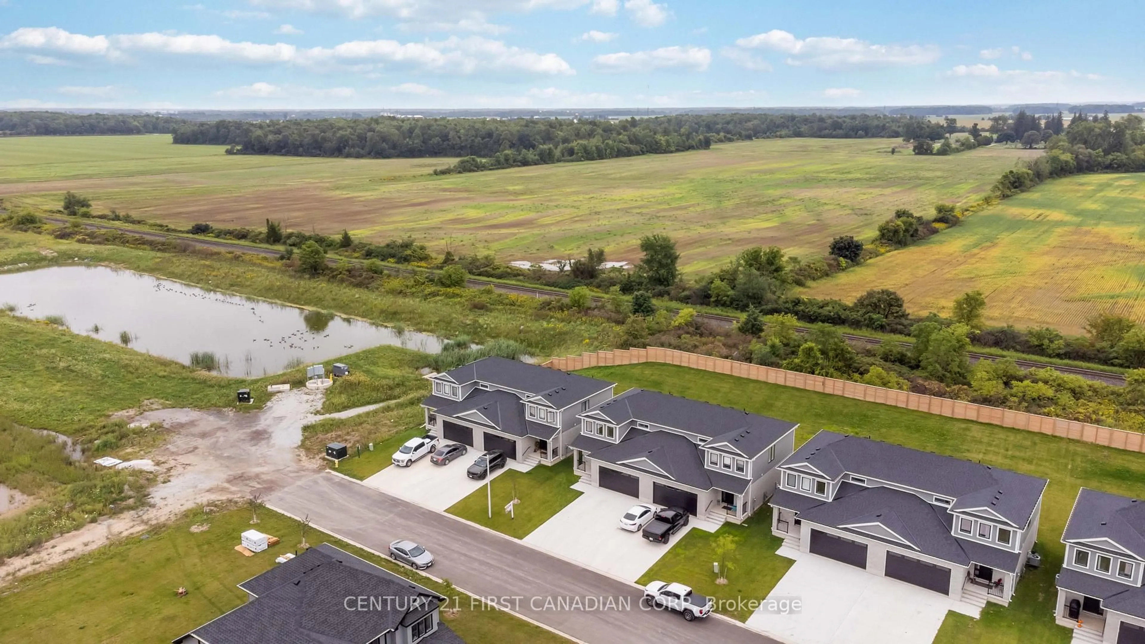 A pic from outside/outdoor area/front of a property/back of a property/a pic from drone, water/lake/river/ocean view for 450 Main St, Plympton-Wyoming Ontario N0N 1T0