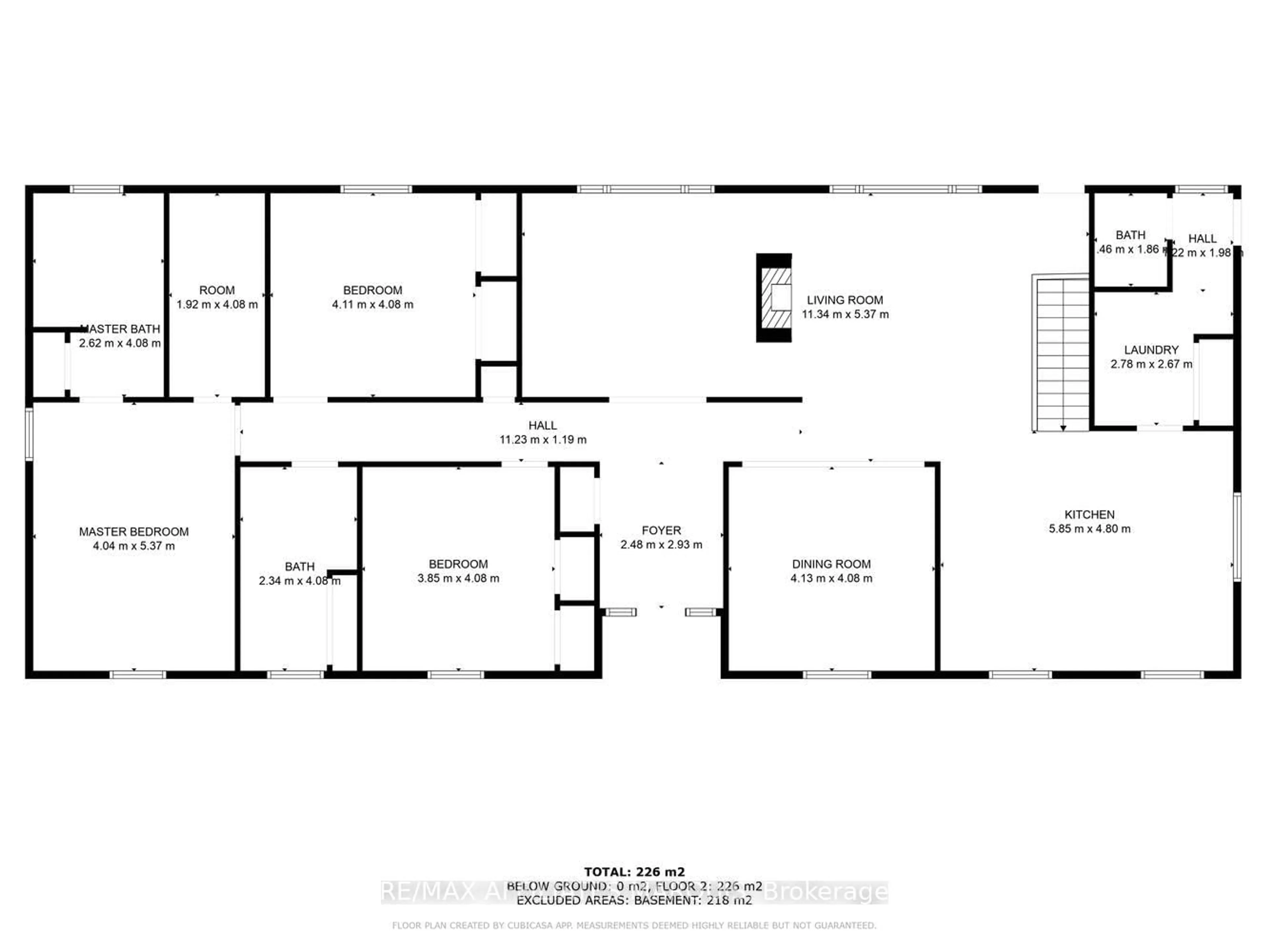 Floor plan for 2064 Rosedale Rd, Smiths Falls Ontario K7A 0A2