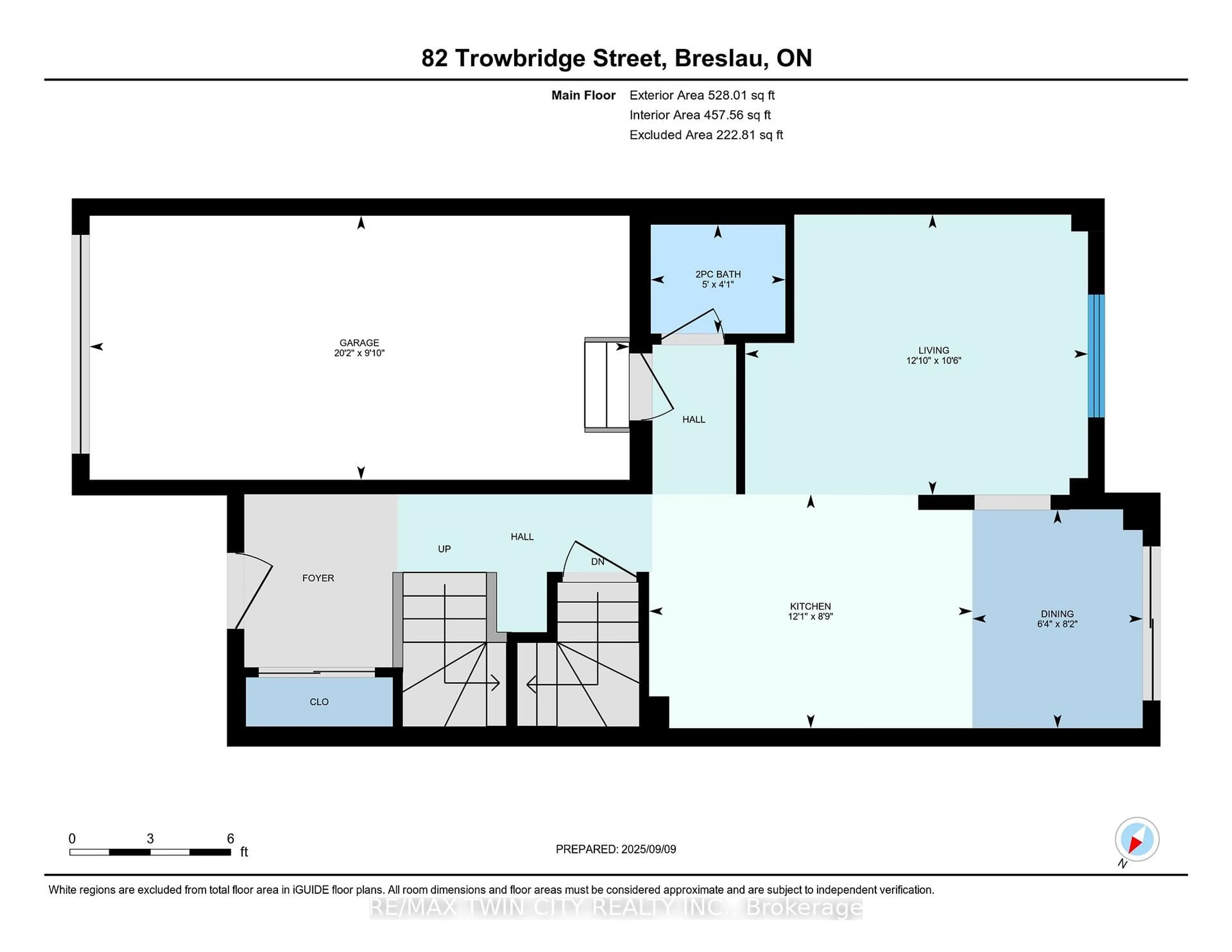 Floor plan for 82 Trowbridge St, Woolwich Ontario N0B 1M0