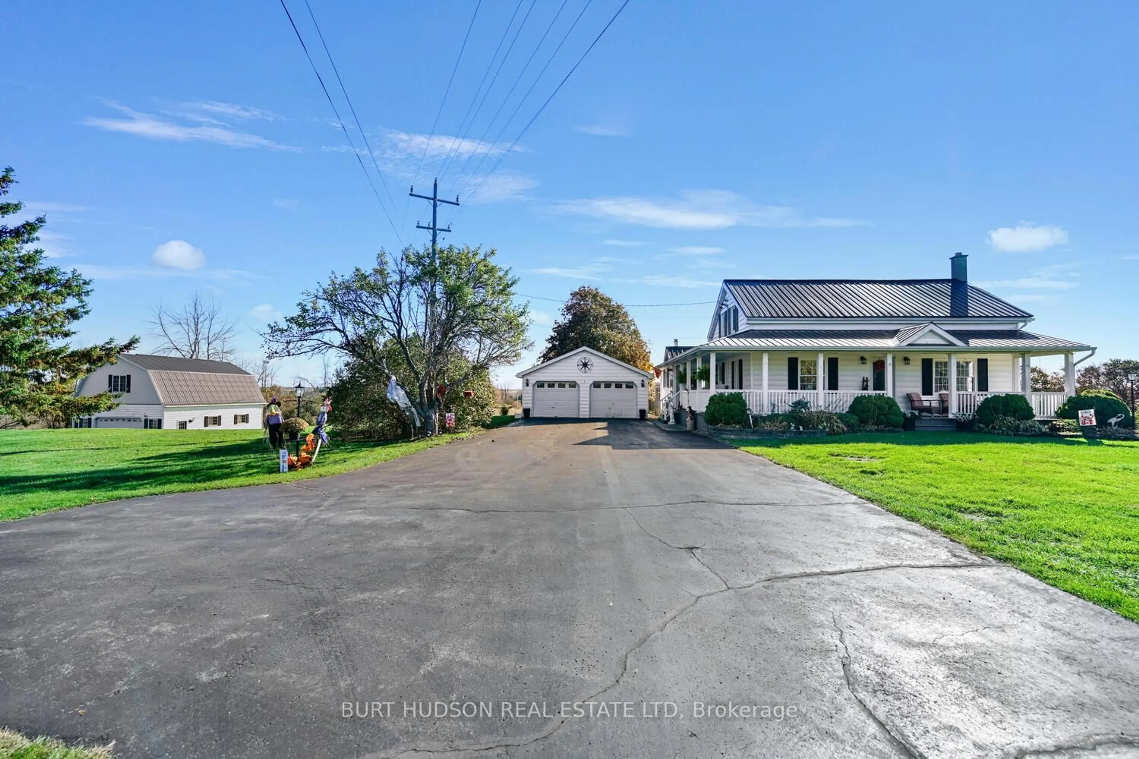 A pic from outside/outdoor area/front of a property/back of a property/a pic from drone, street for 571 County Road 42 Rd, Athens Ontario K0E 1B0