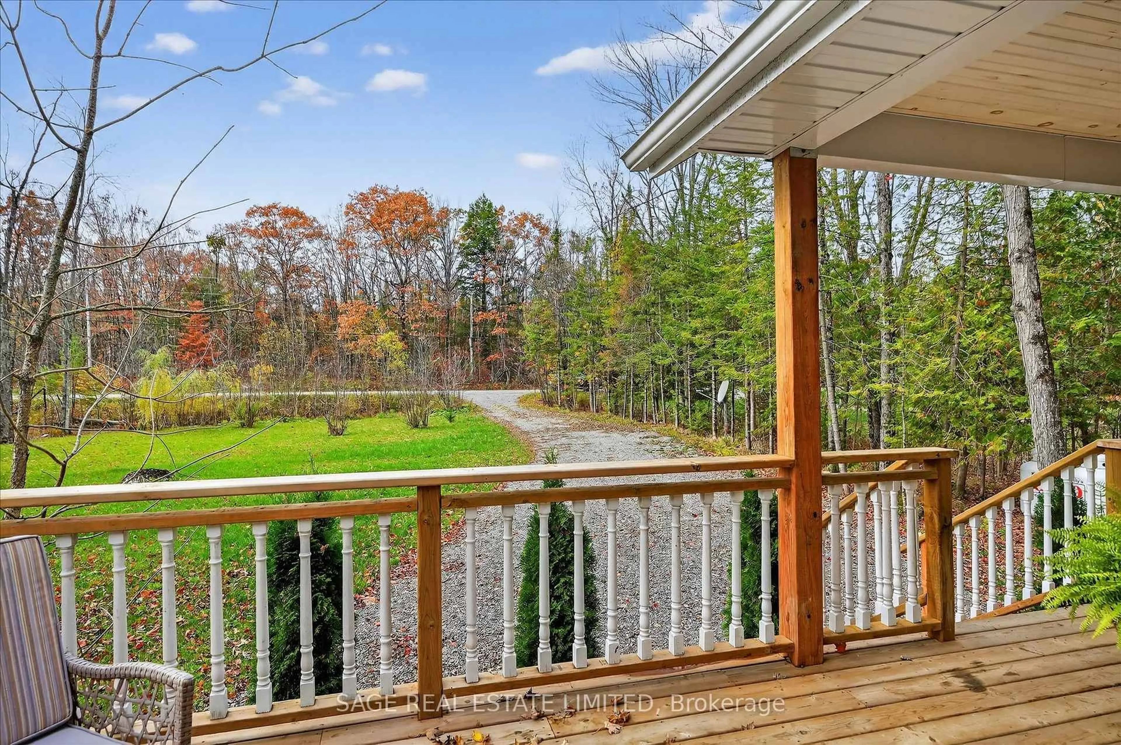 Patio, water/lake/river/ocean view for 51 Kennedy Dr, Trent Lakes Ontario K0M 1A0