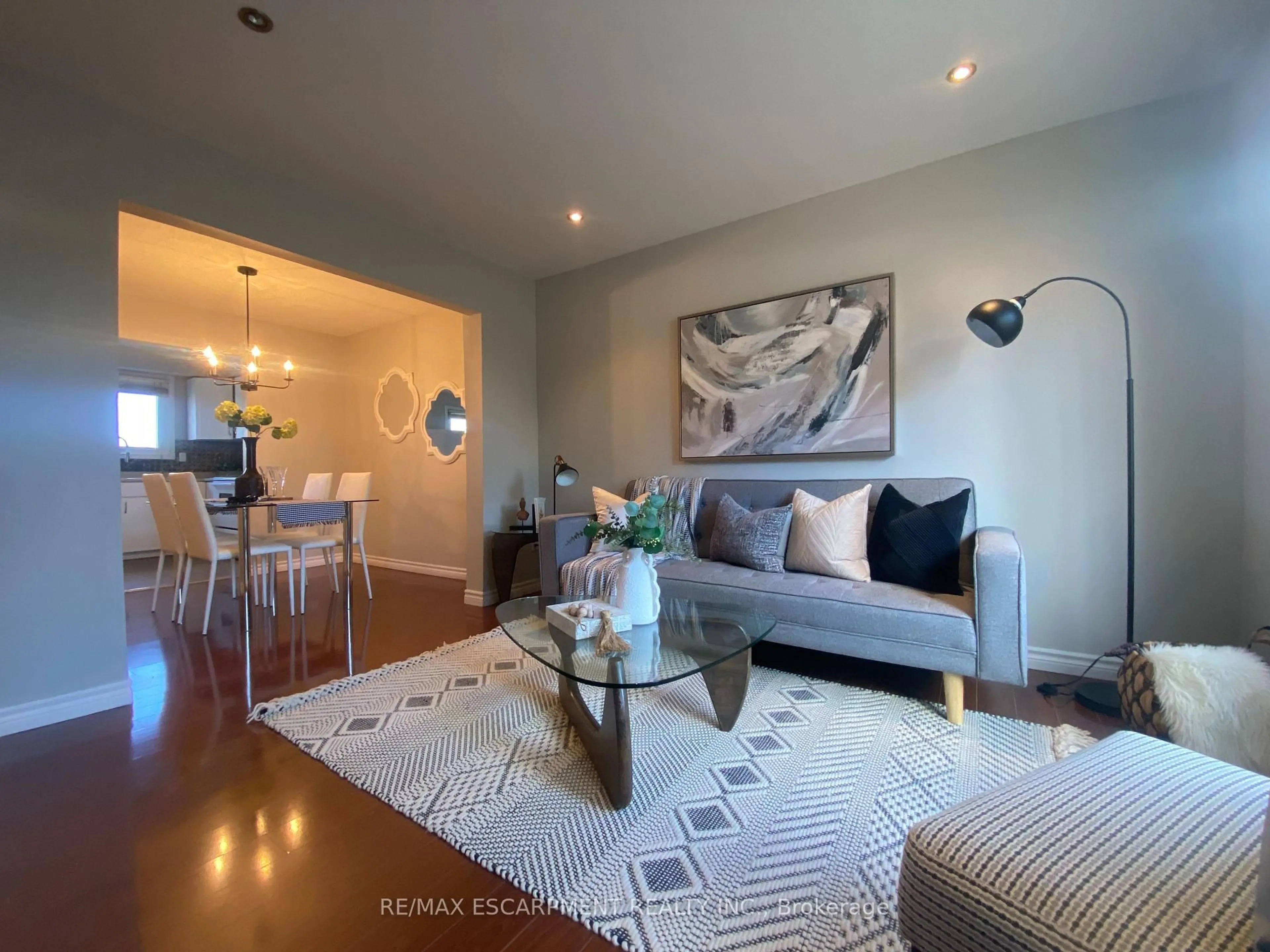 Living room with furniture, unknown for 1025 Upper Gage Ave #3, Hamilton Ontario L8V 4L2