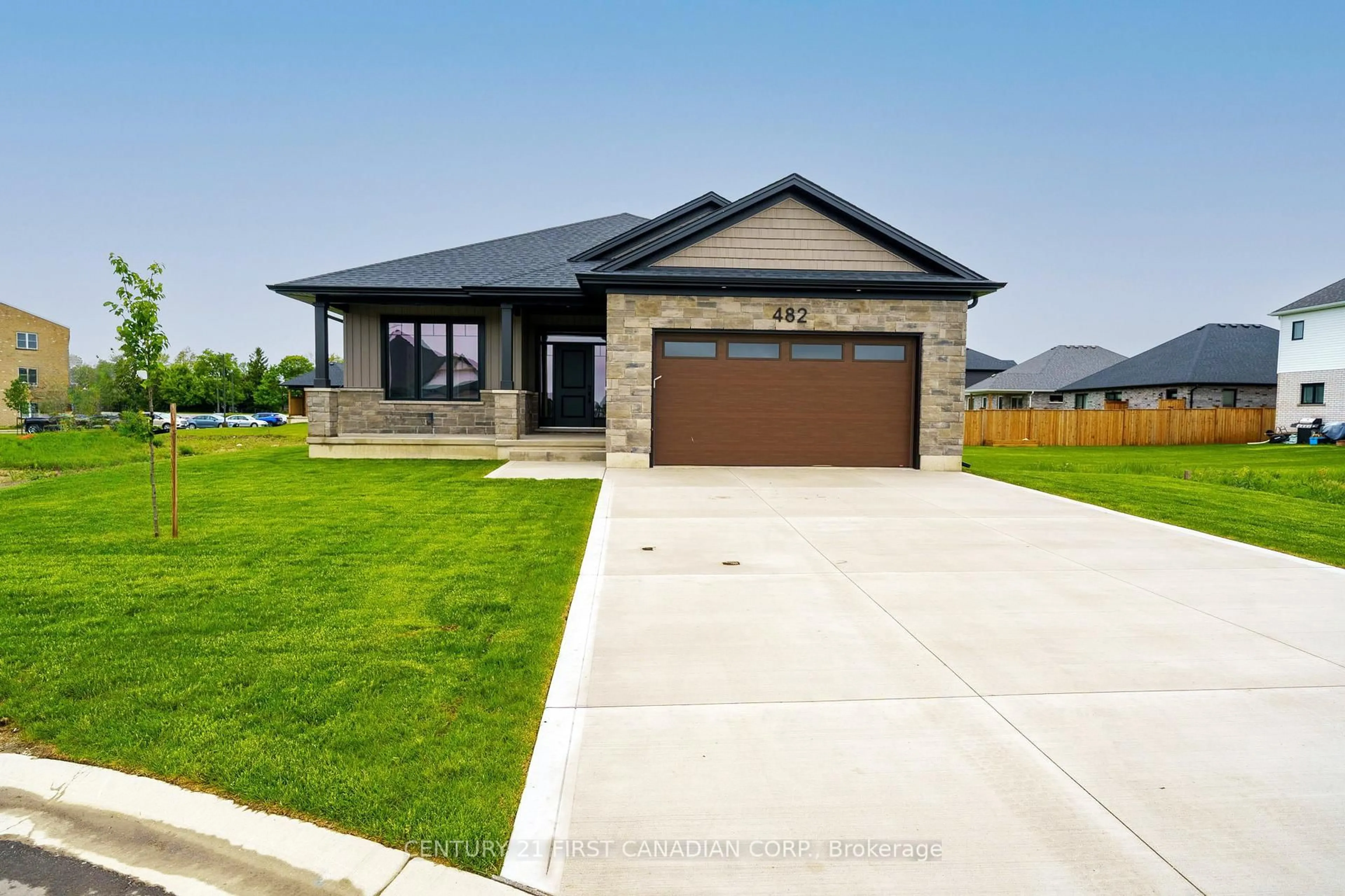 Home with brick exterior material, street for 482 Julianna Crt, Plympton-Wyoming Ontario N0N 1T0