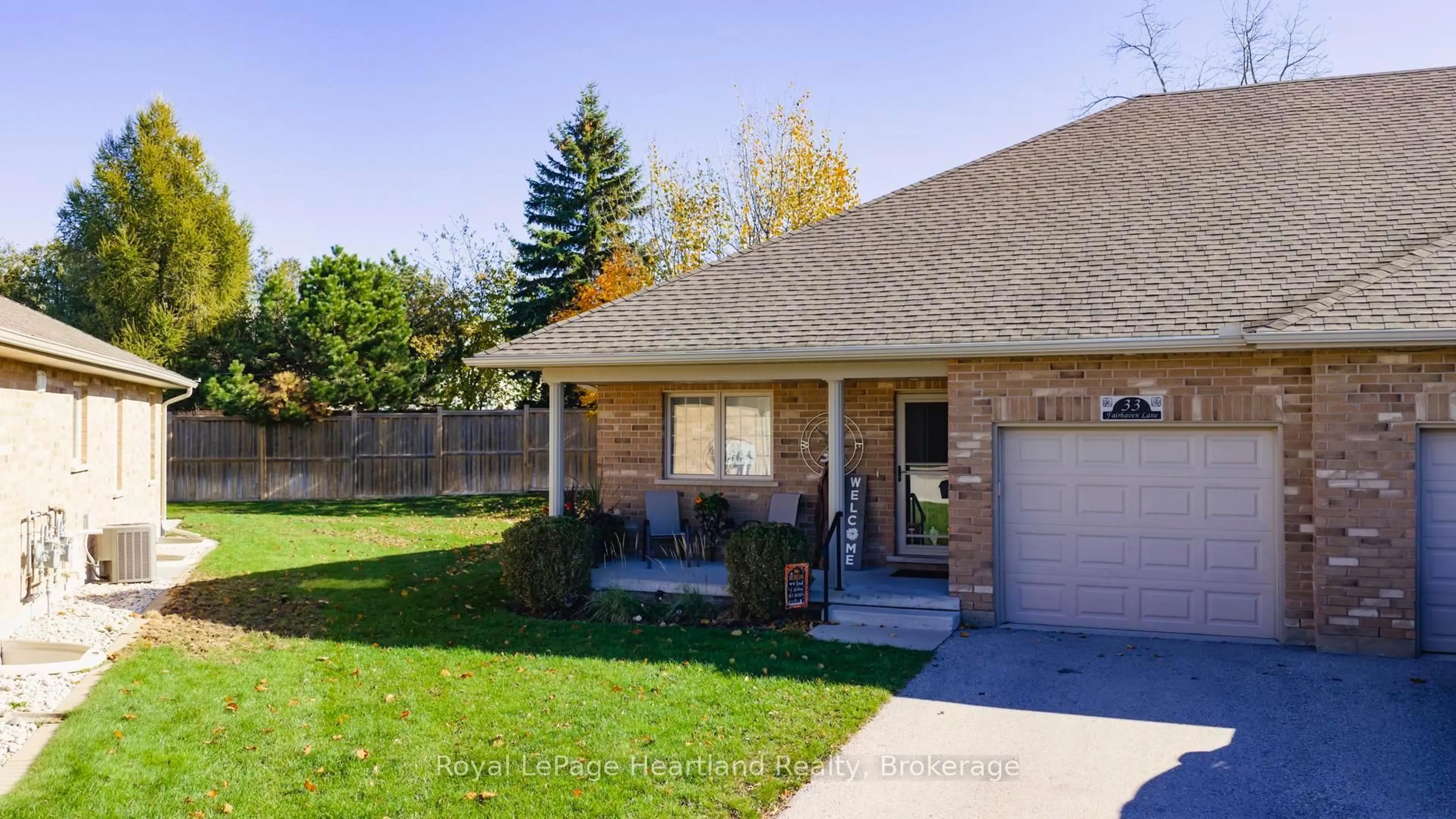 Home with brick exterior material, street for 33 Fairhaven Lane #13, Goderich Ontario N7A 0A5