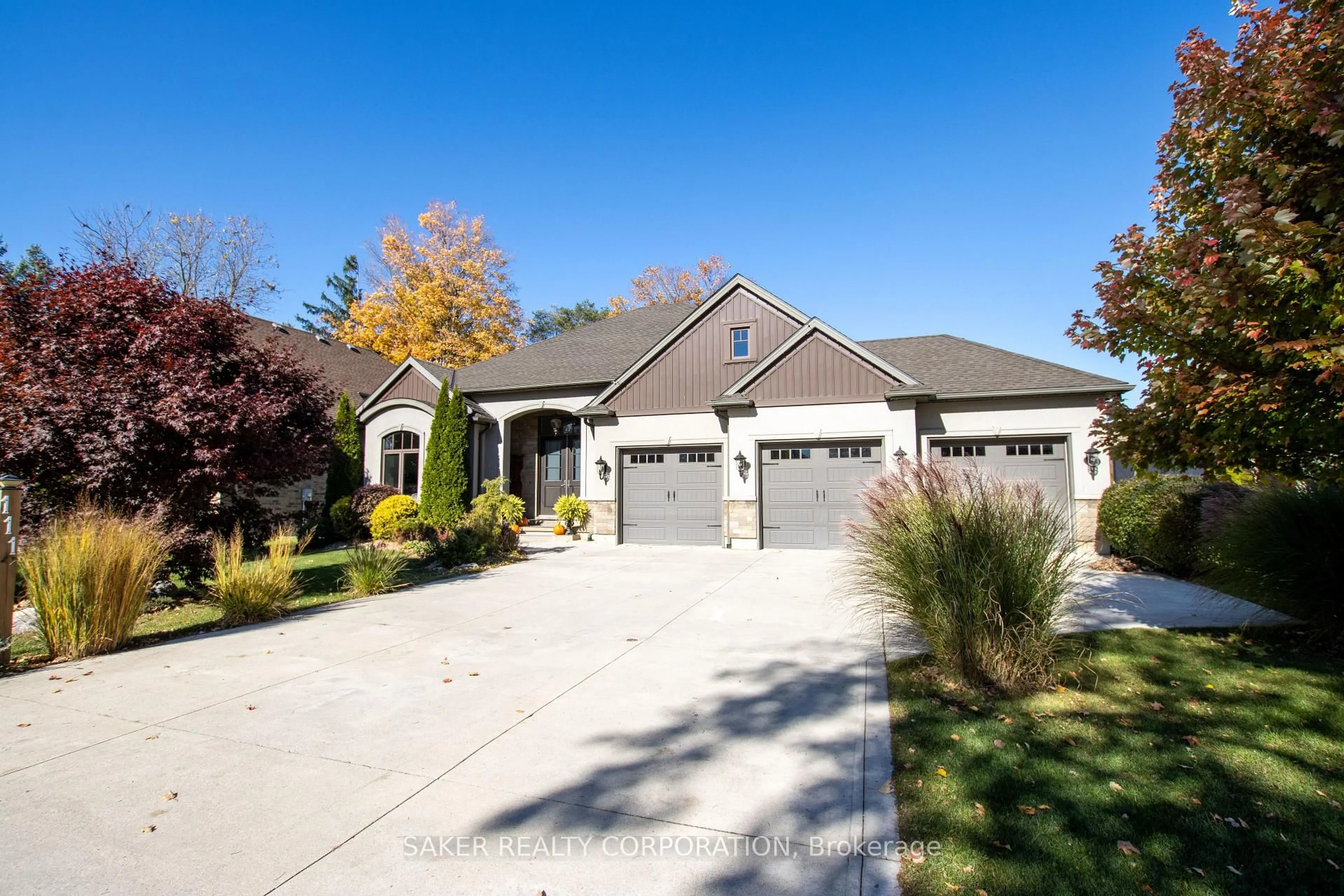 Home with brick exterior material, street for 111 Harris Rd, Middlesex Centre Ontario N0L 1E0