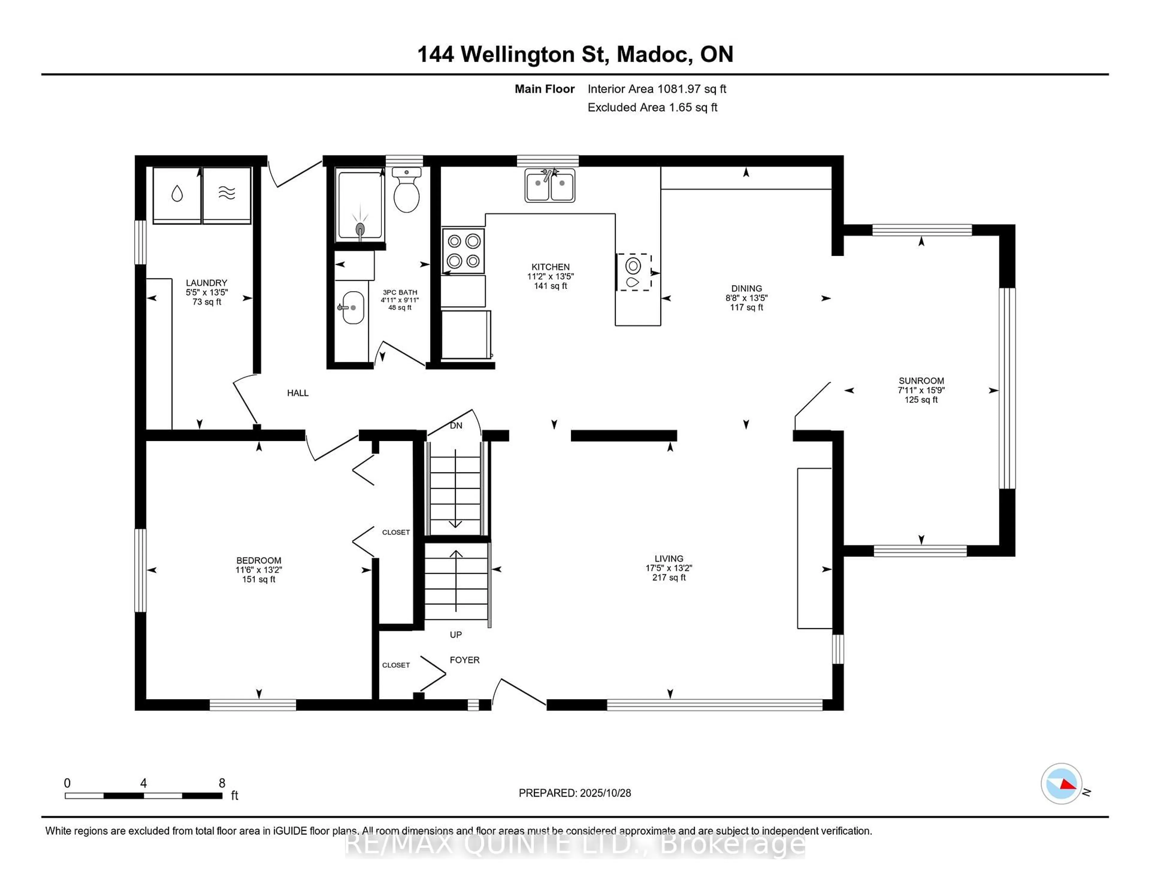 Floor plan for 144 Wellington St, Madoc Ontario K0K 2K0