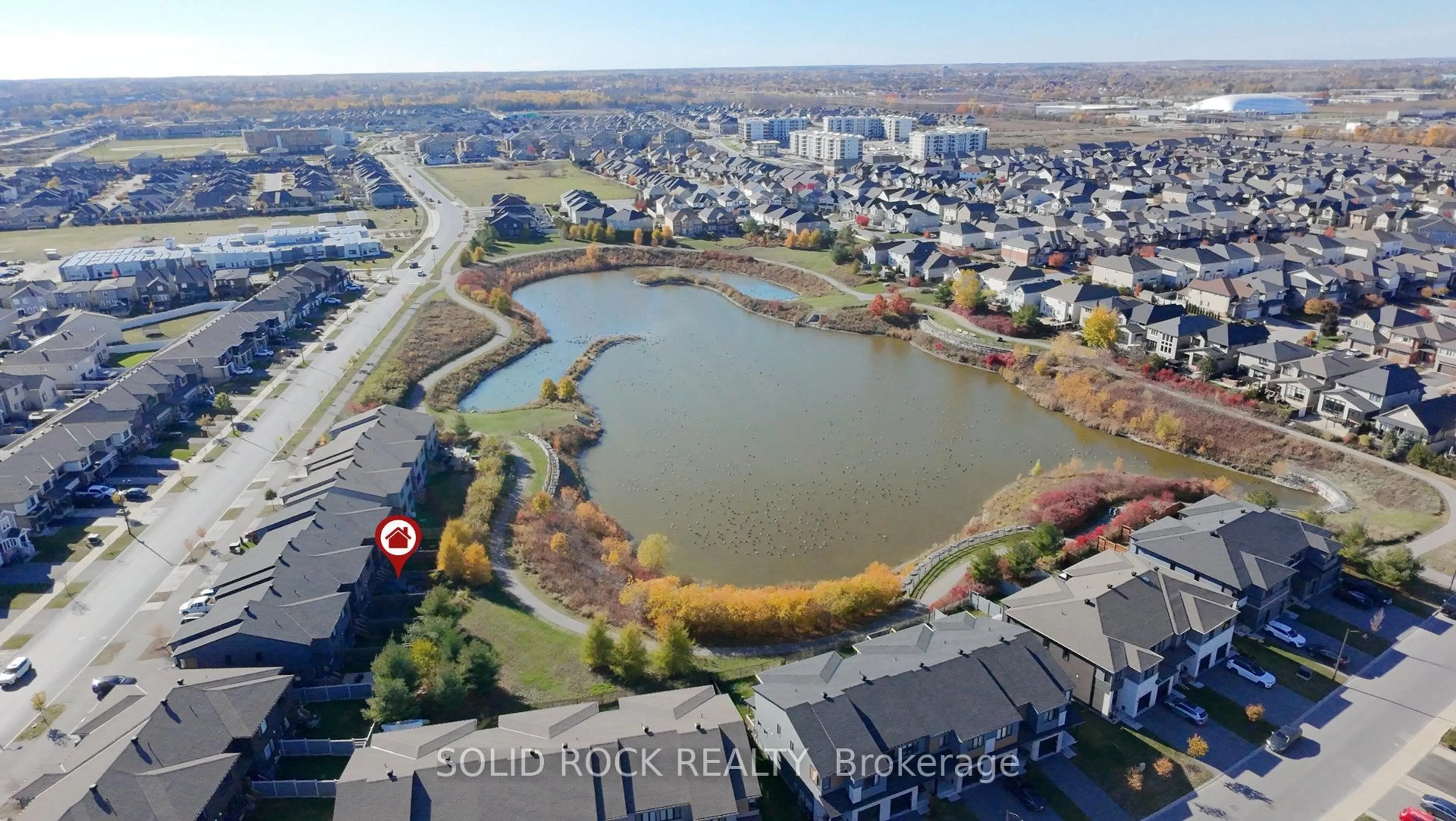 A pic from outside/outdoor area/front of a property/back of a property/a pic from drone, water/lake/river/ocean view for 525 Cope Dr, Stittsville Ontario K2V 0N9