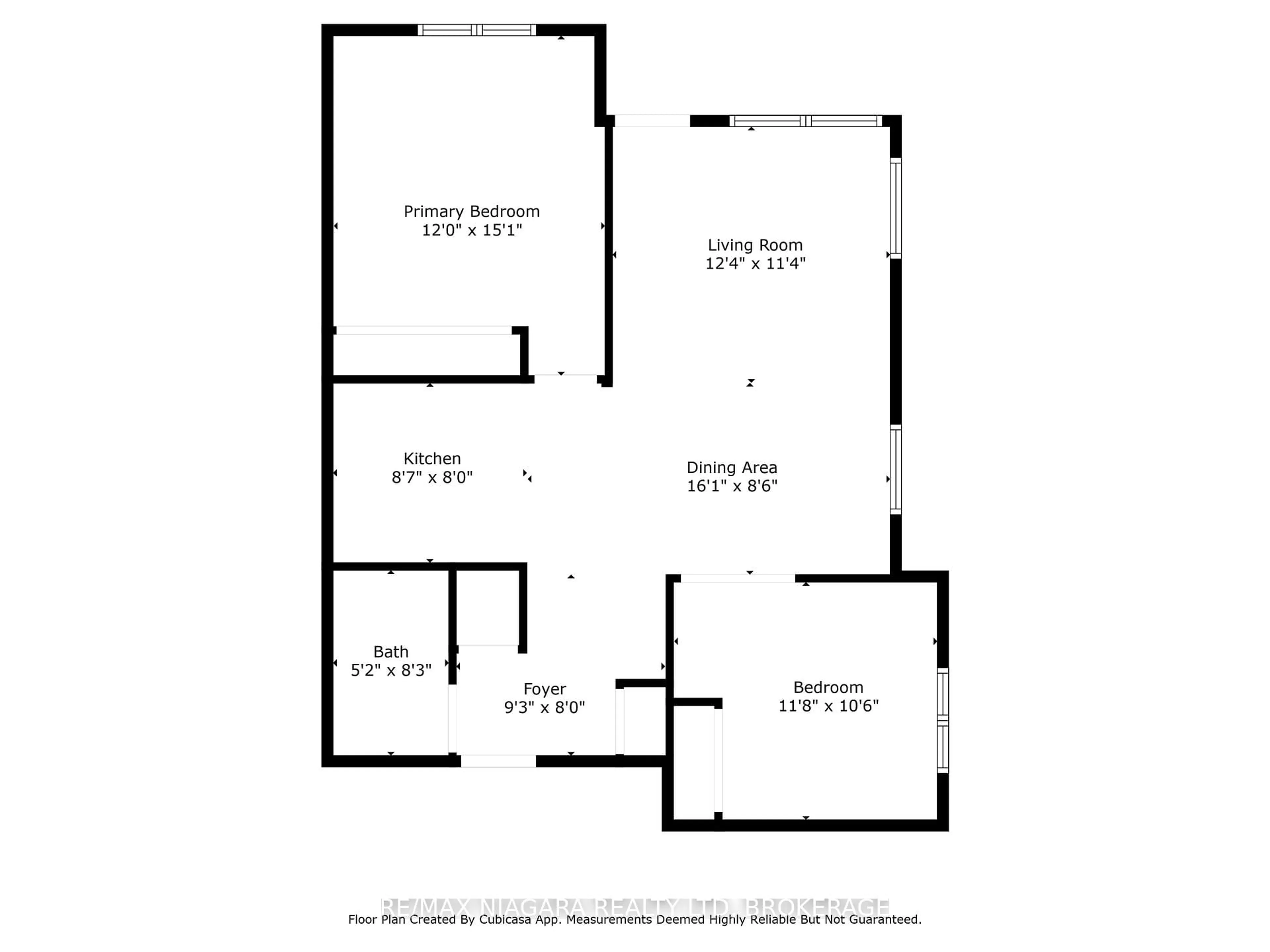 Floor plan for 330 PRINCE CHARLES Dr #1304, Welland Ontario L3C 7B3