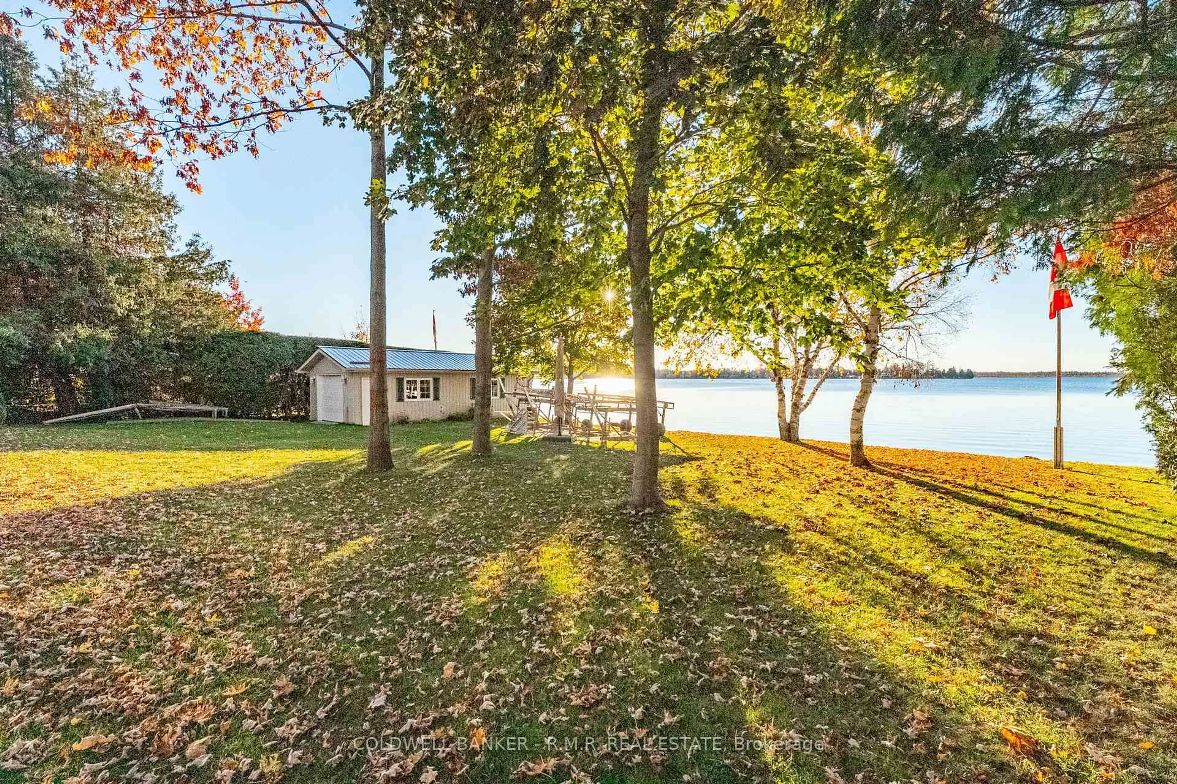 Patio, water/lake/river/ocean view for 32 Iris Dr, Kawartha Lakes Ontario K0M 1G0