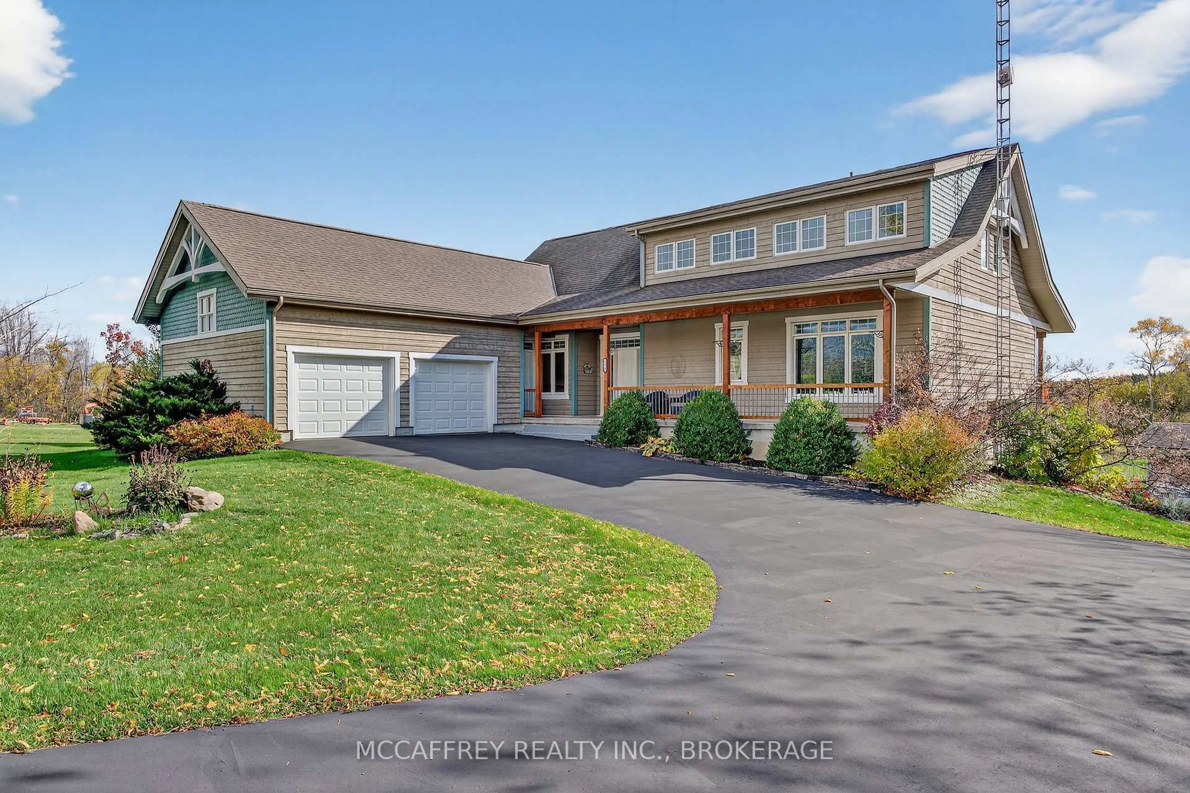 A pic from outside/outdoor area/front of a property/back of a property/a pic from drone, street for 6019 County Road 9, Napanee Ontario K7R 3K8