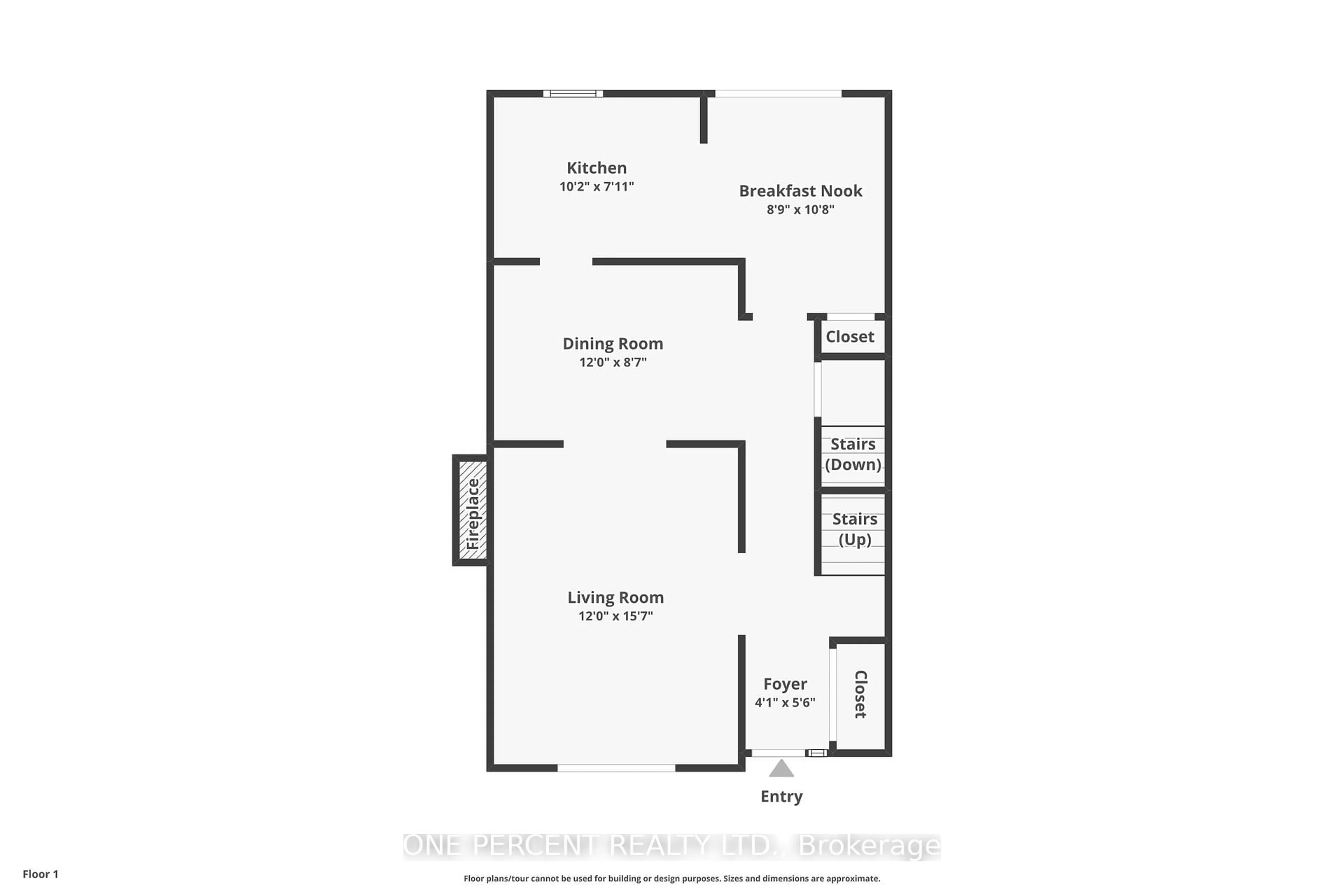 Floor plan for 1511 FISHER Ave, Ottawa Ontario K2C 3M8
