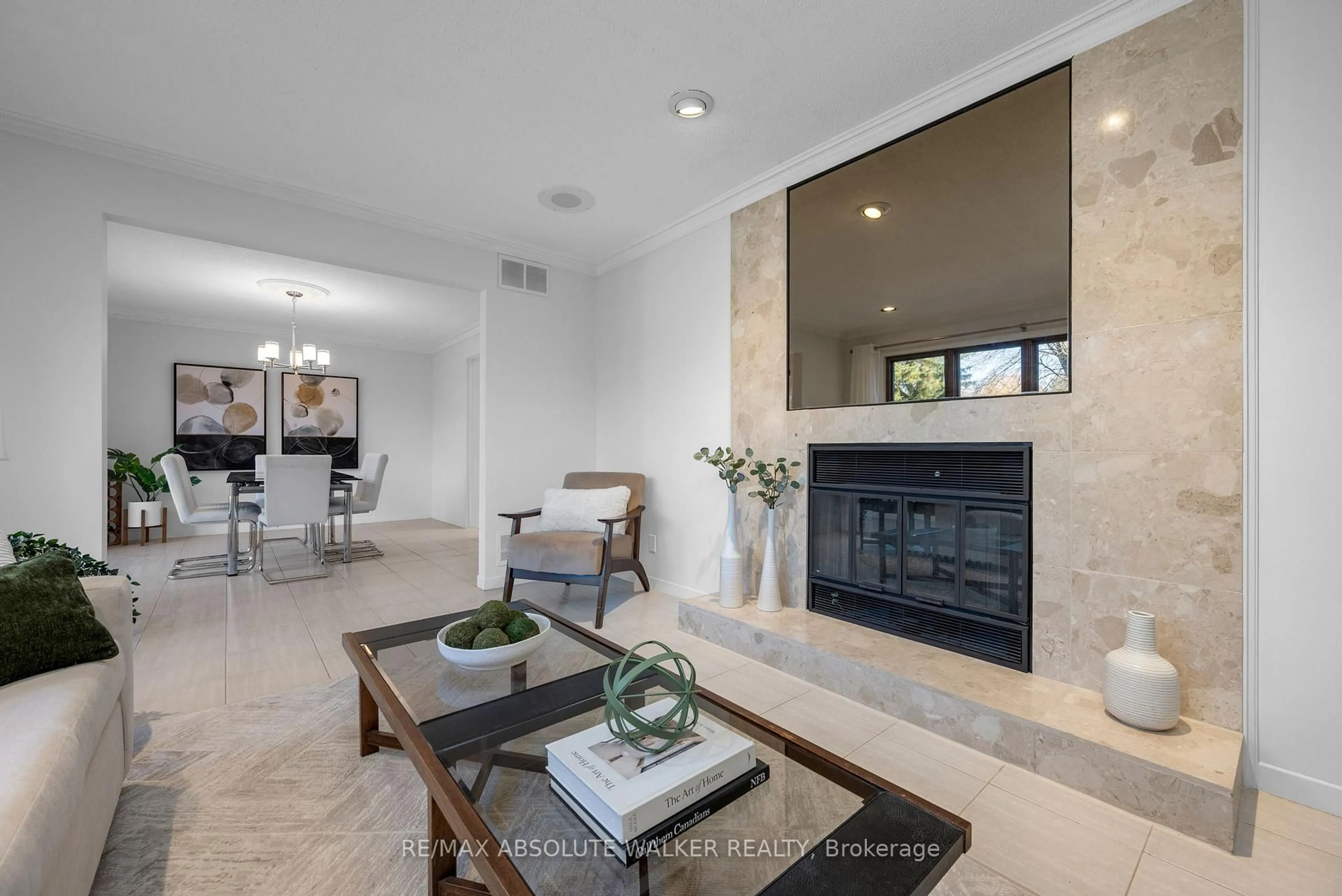 Living room with furniture, ceramic/tile floor for 108 Margaret Anne Dr, Carp Ontario K0A 1L0