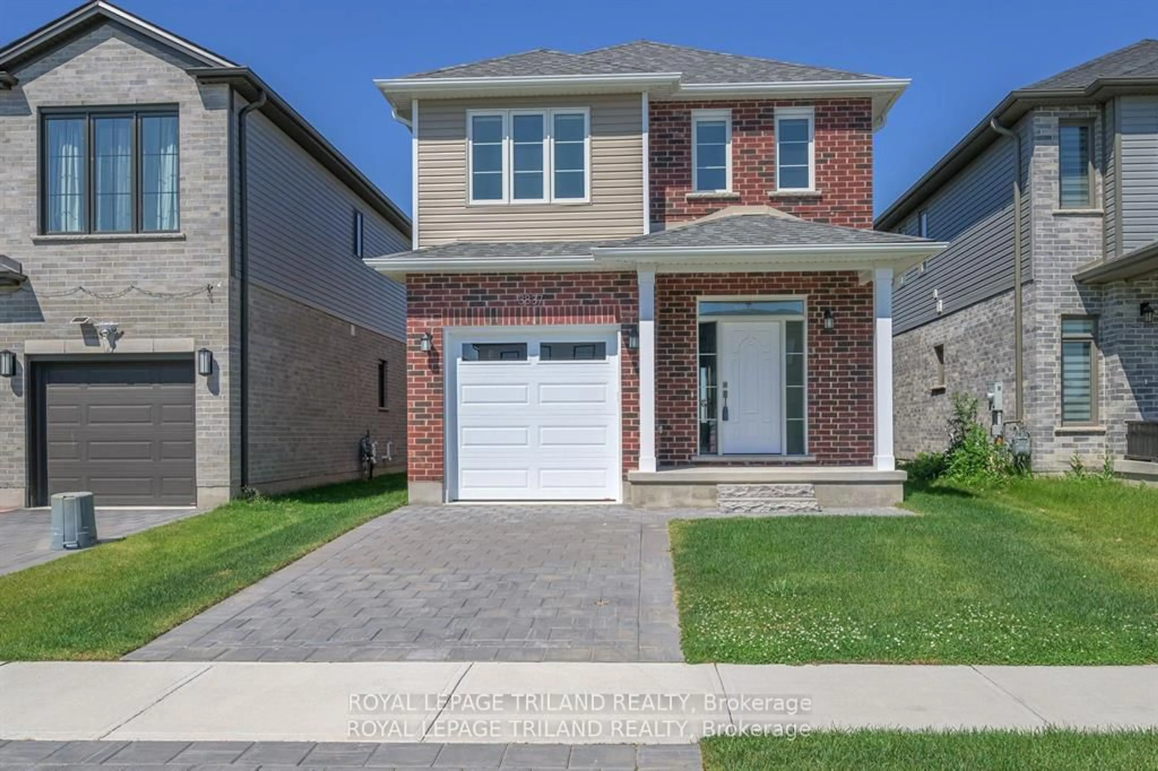 Home with brick exterior material, street for 3837 AUCKLAND Ave, London South Ontario N6L 0J2