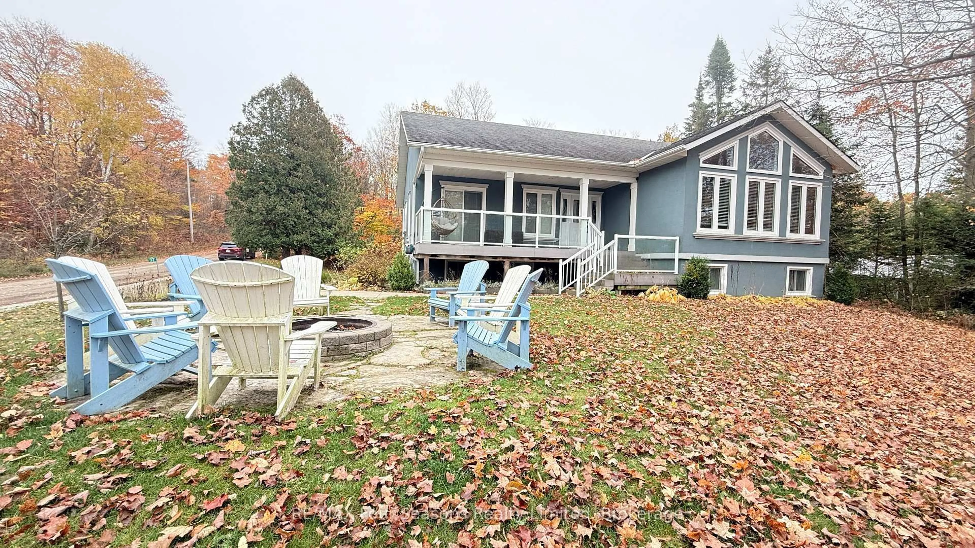 Patio, water/lake/river/ocean view for 37 Silver Lake Cres, South Bruce Peninsula Ontario N0H 2G0