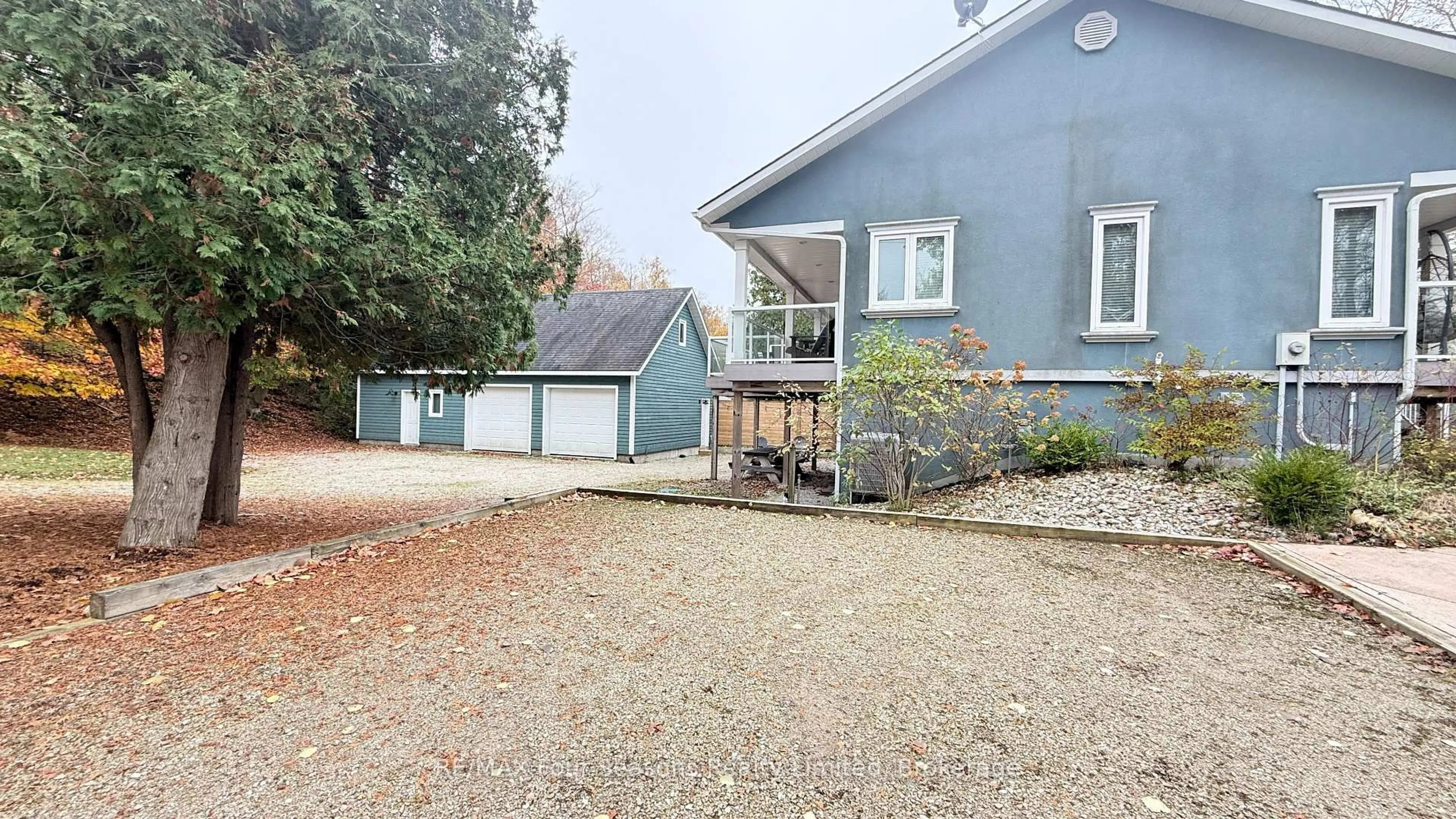 A pic from outside/outdoor area/front of a property/back of a property/a pic from drone, street for 37 Silver Lake Cres, South Bruce Peninsula Ontario N0H 2G0