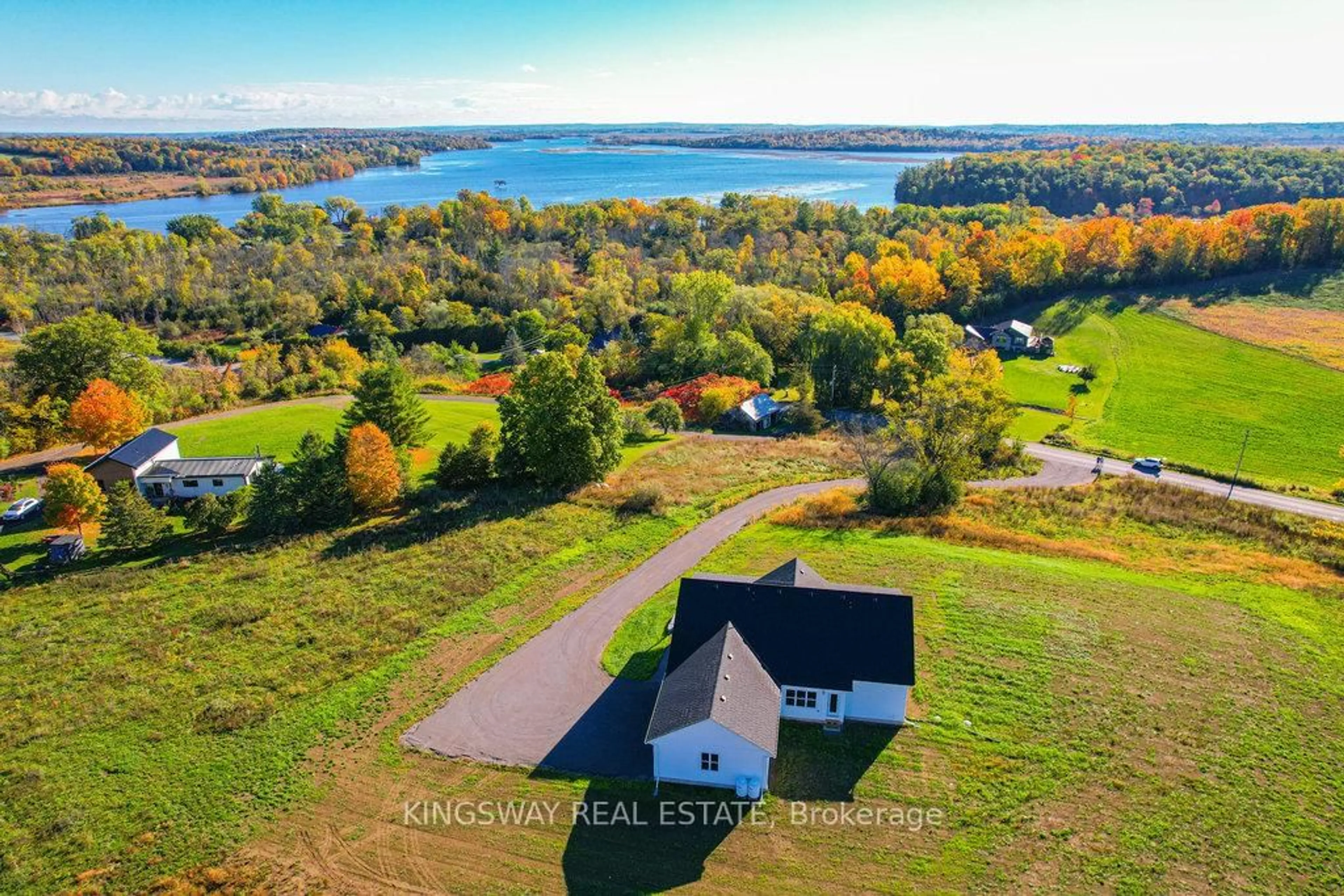 A pic from outside/outdoor area/front of a property/back of a property/a pic from drone, water/lake/river/ocean view for 242 Percy Boom Rd, Trent Hills Ontario K0L 1L0