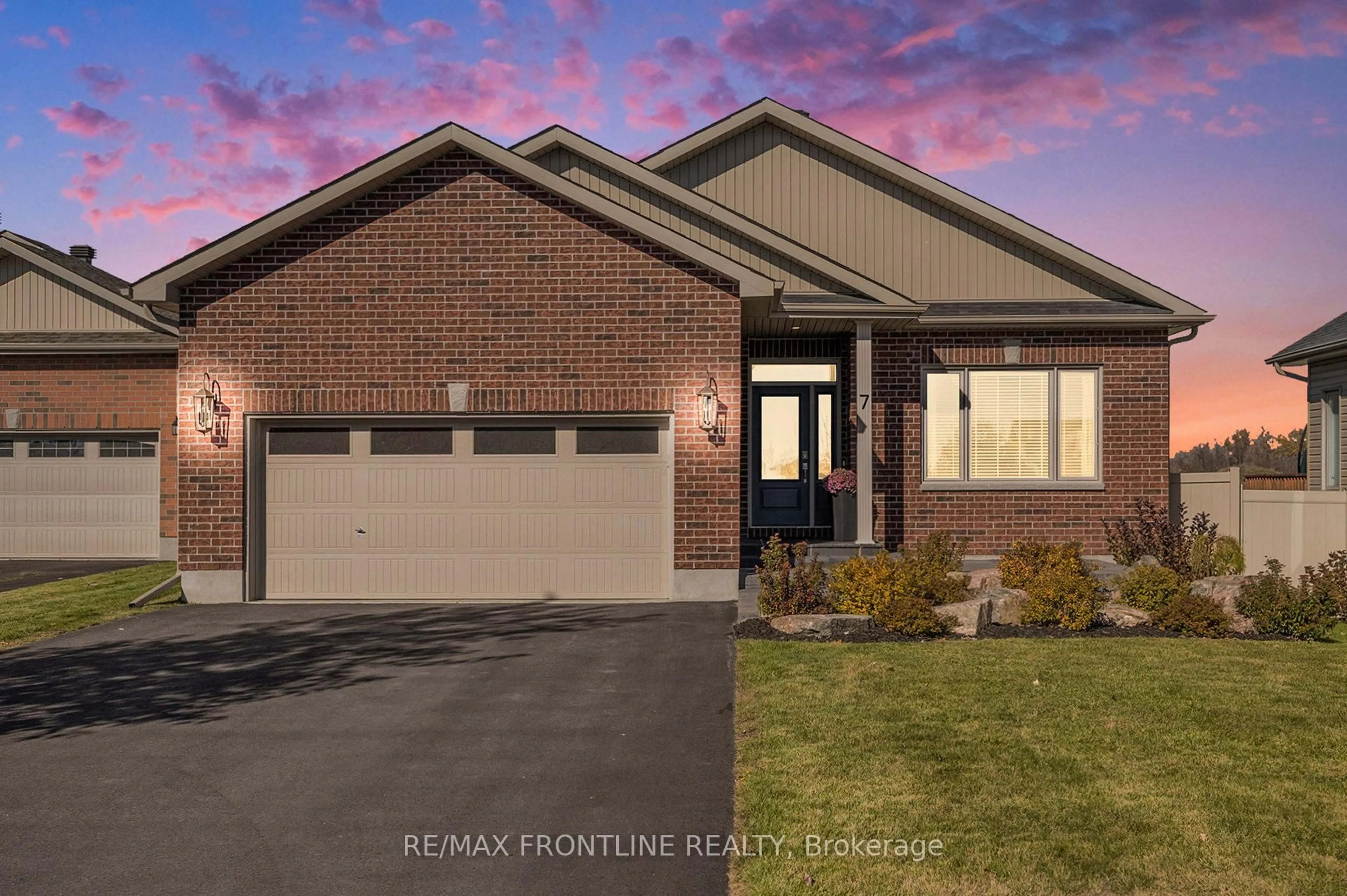 Home with brick exterior material, street for 7 Senators Gate Dr, Perth Ontario K7H 0B5