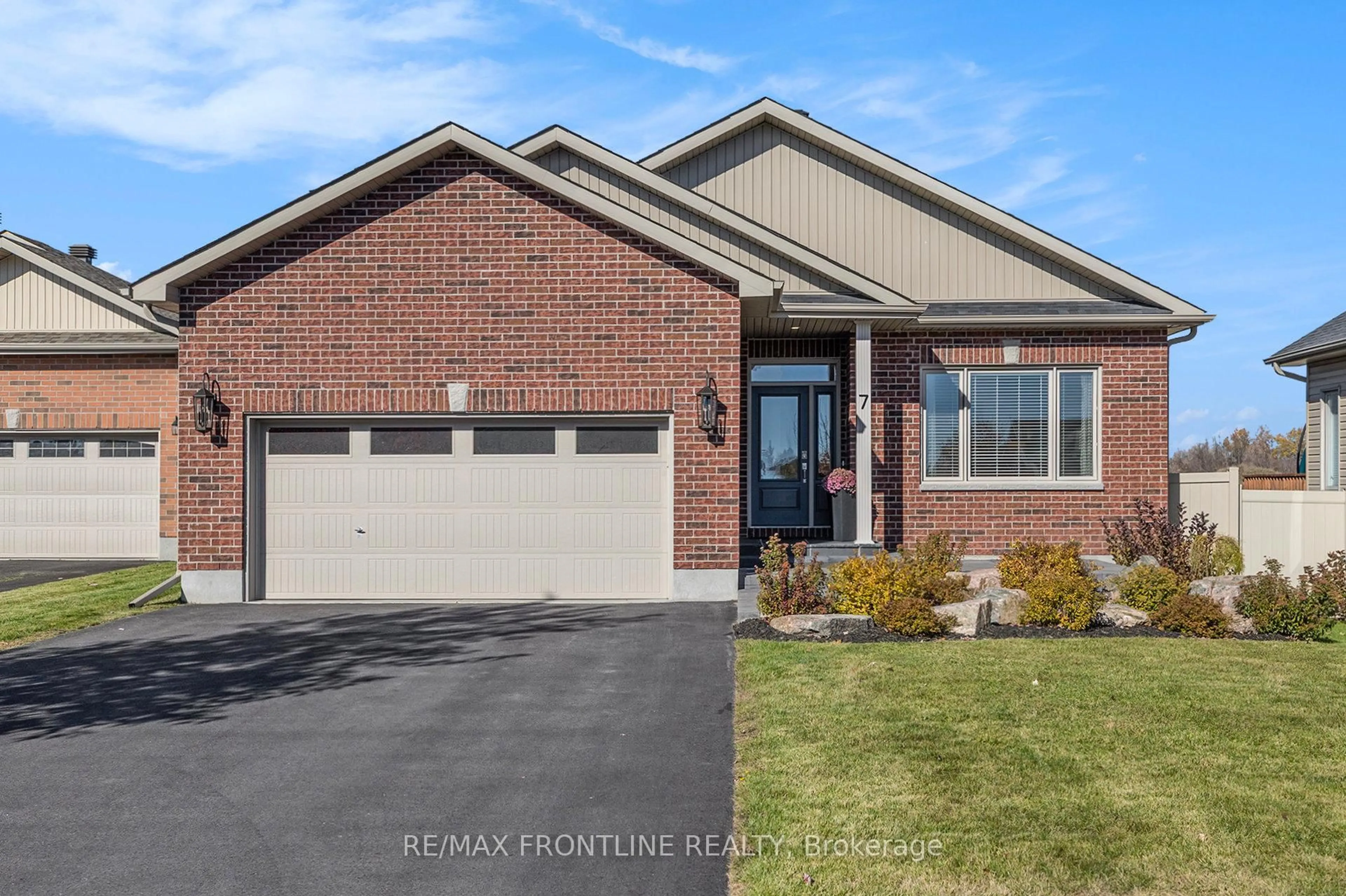 Home with brick exterior material, street for 7 Senators Gate Dr, Perth Ontario K7H 0B5