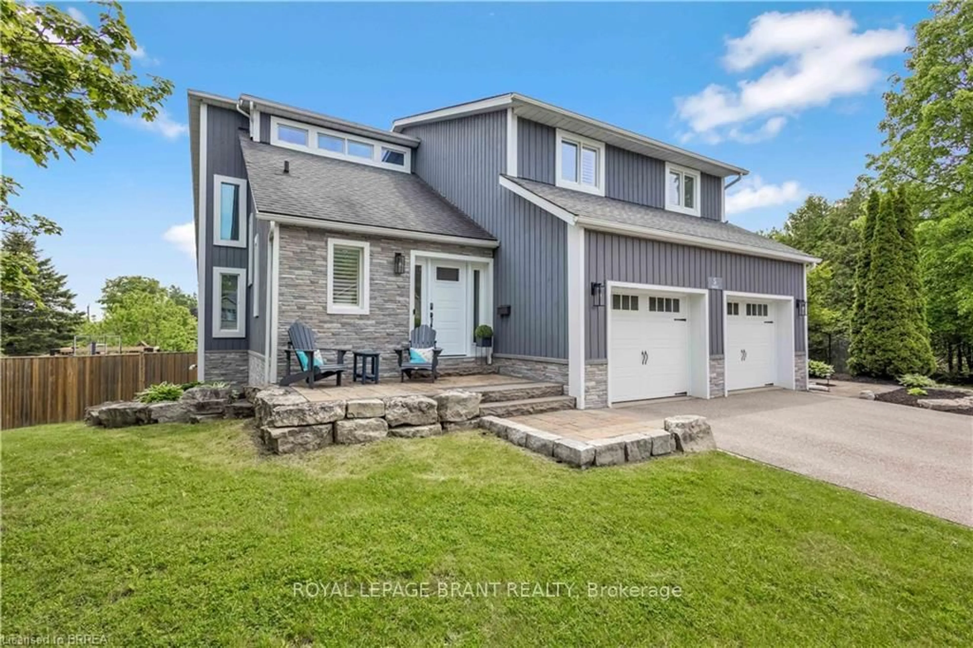 Home with vinyl exterior material, street for 5 Dundee Ave, Wilmot Ontario N0B 2E0