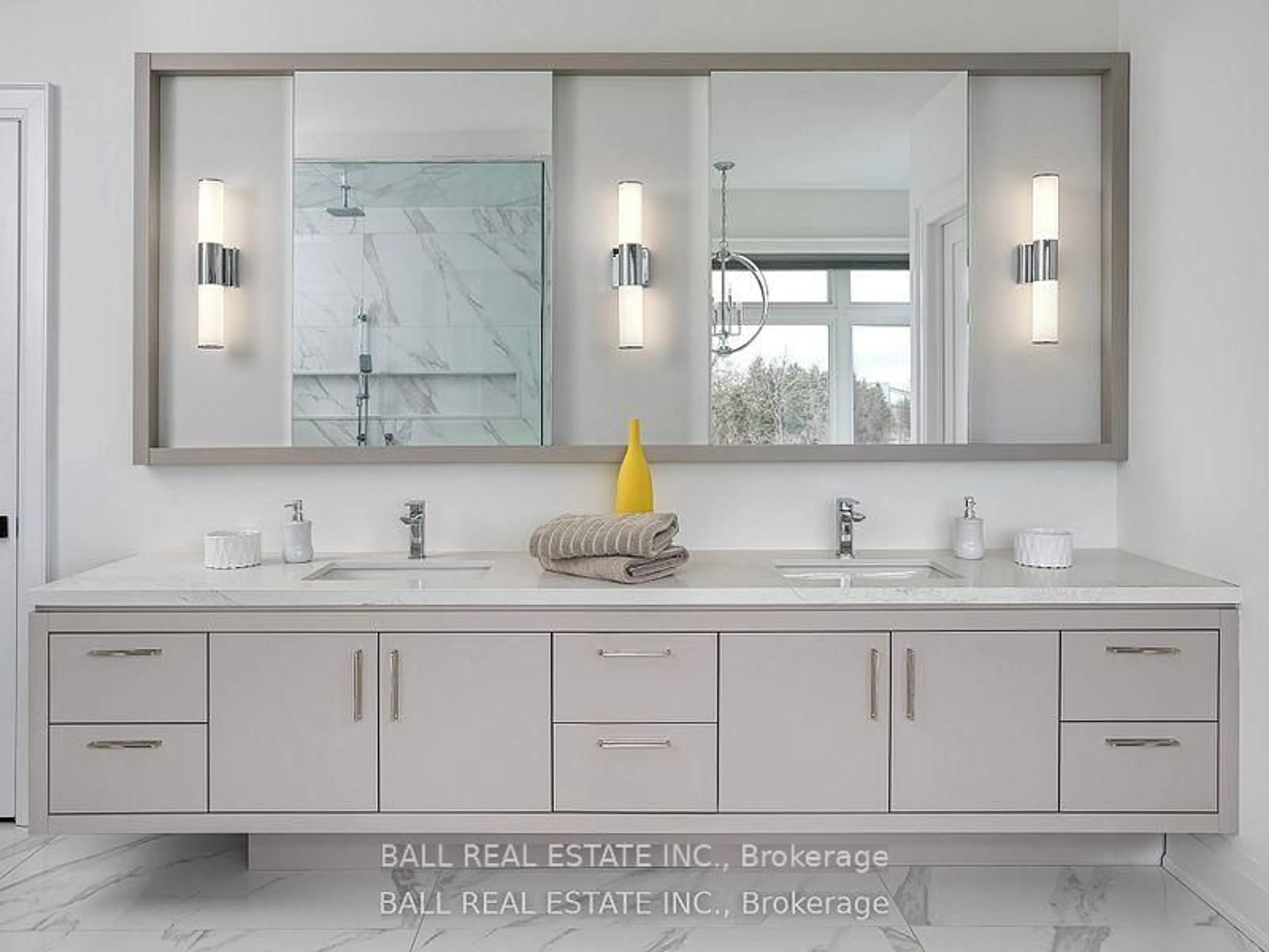 Contemporary bathroom, ceramic/tile floor for 38 Hemlock Cres, Kawartha Lakes Ontario K0M 1A0