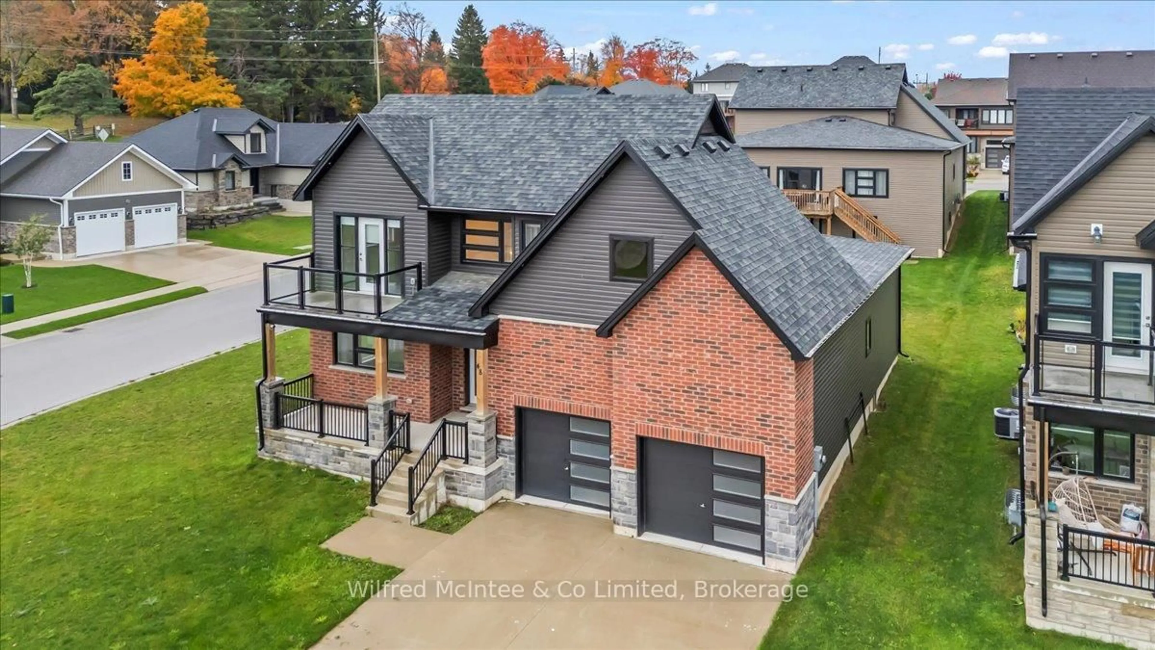 Home with brick exterior material, street for 48 Fischer Dairy Rd, Brockton Ontario N0G 2V0