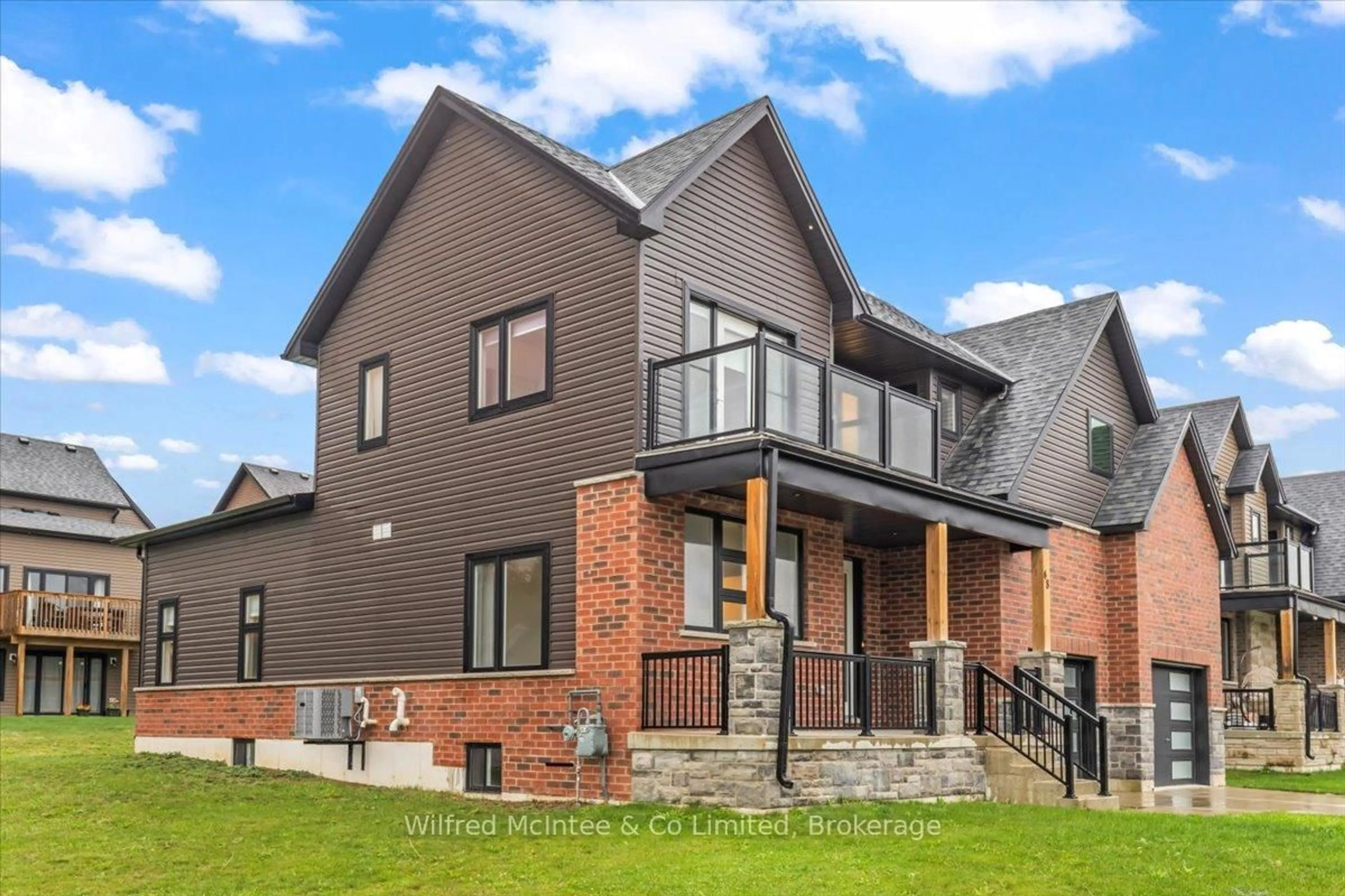 Home with brick exterior material, mountain view for 48 Fischer Dairy Rd, Brockton Ontario N0G 2V0