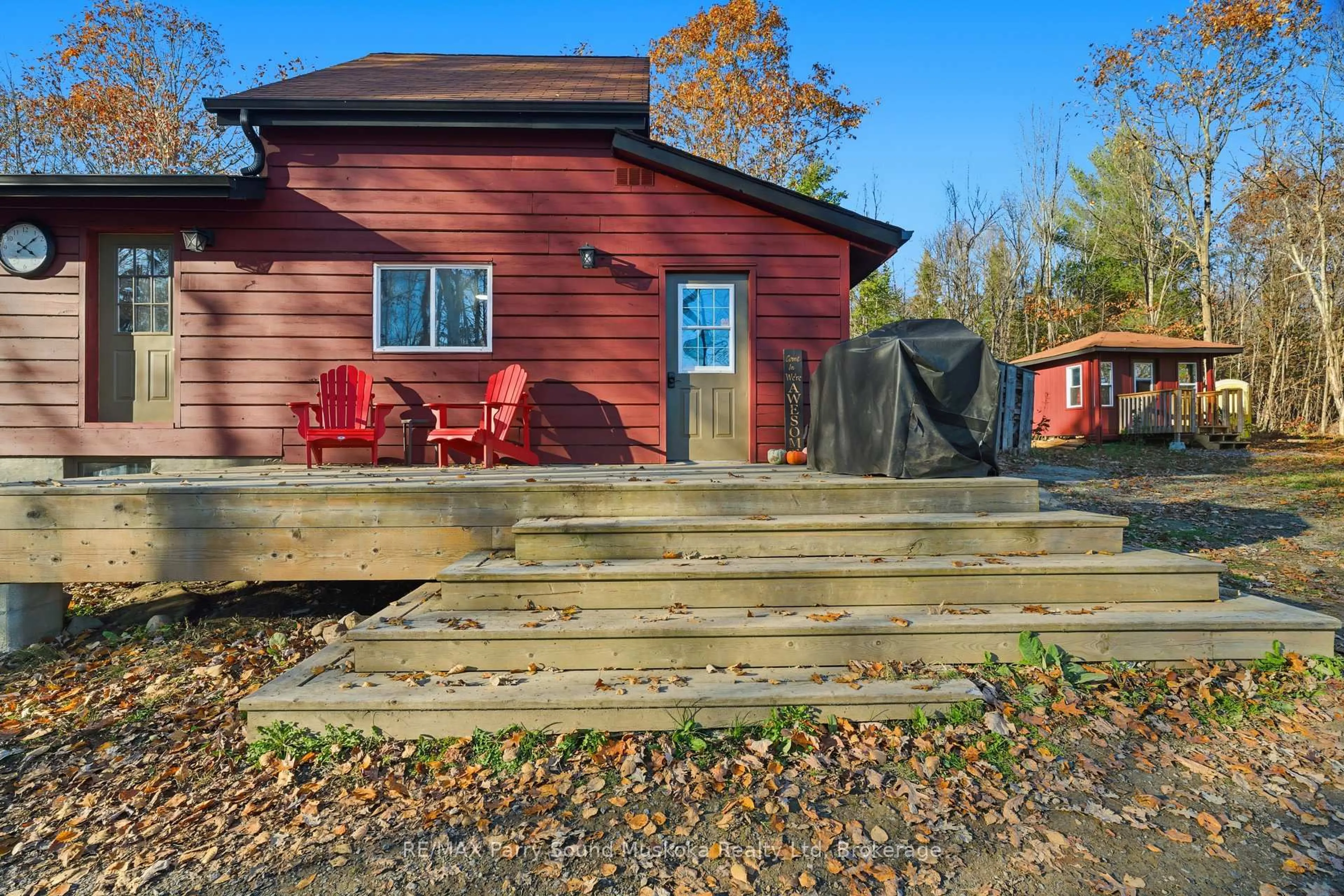 Patio, water/lake/river/ocean view for 520 Centre Rd, McKellar Ontario P2A 0B4