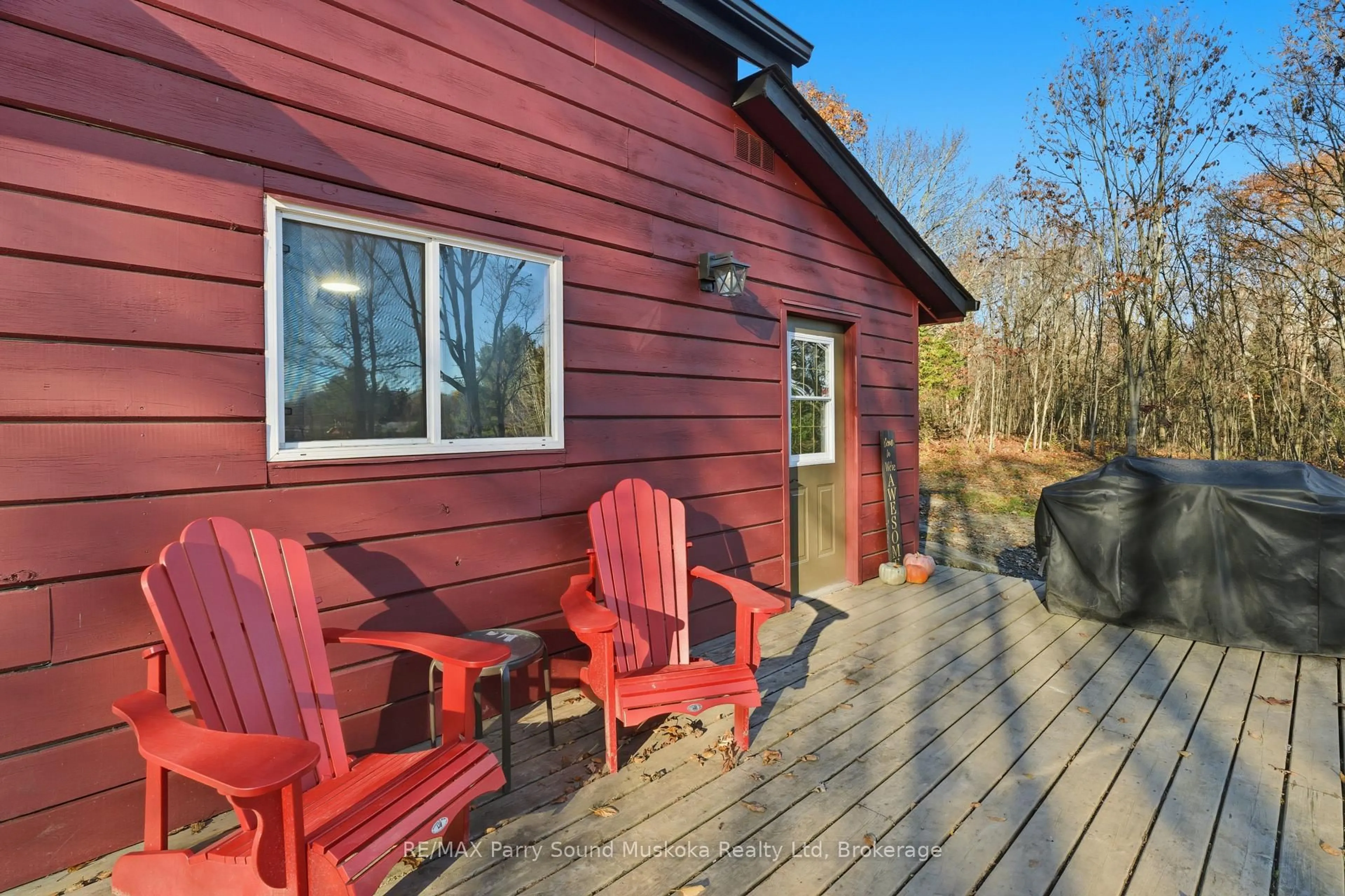 Patio, water/lake/river/ocean view for 520 Centre Rd, McKellar Ontario P2A 0B4